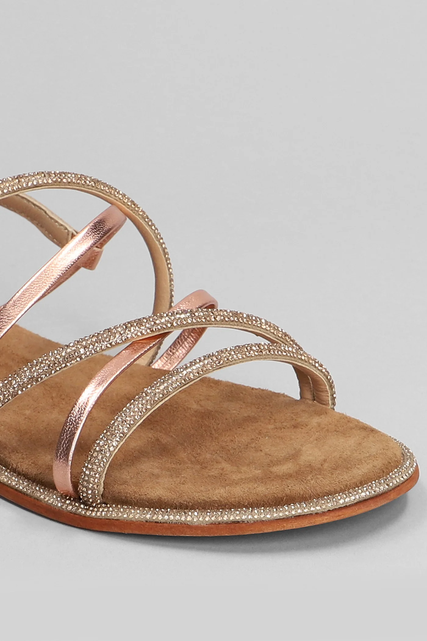Flats in bronze glitter - Image 5