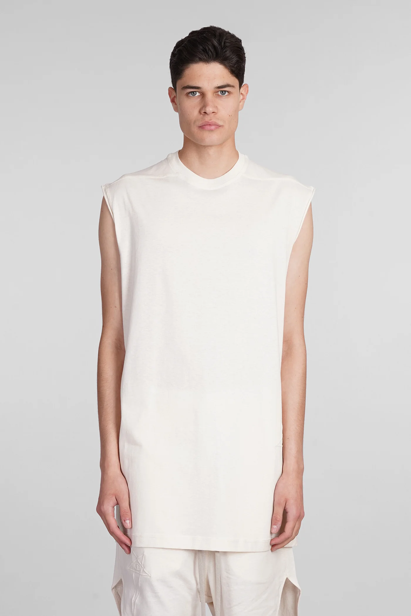 Tarp t tank Top in beige cotton