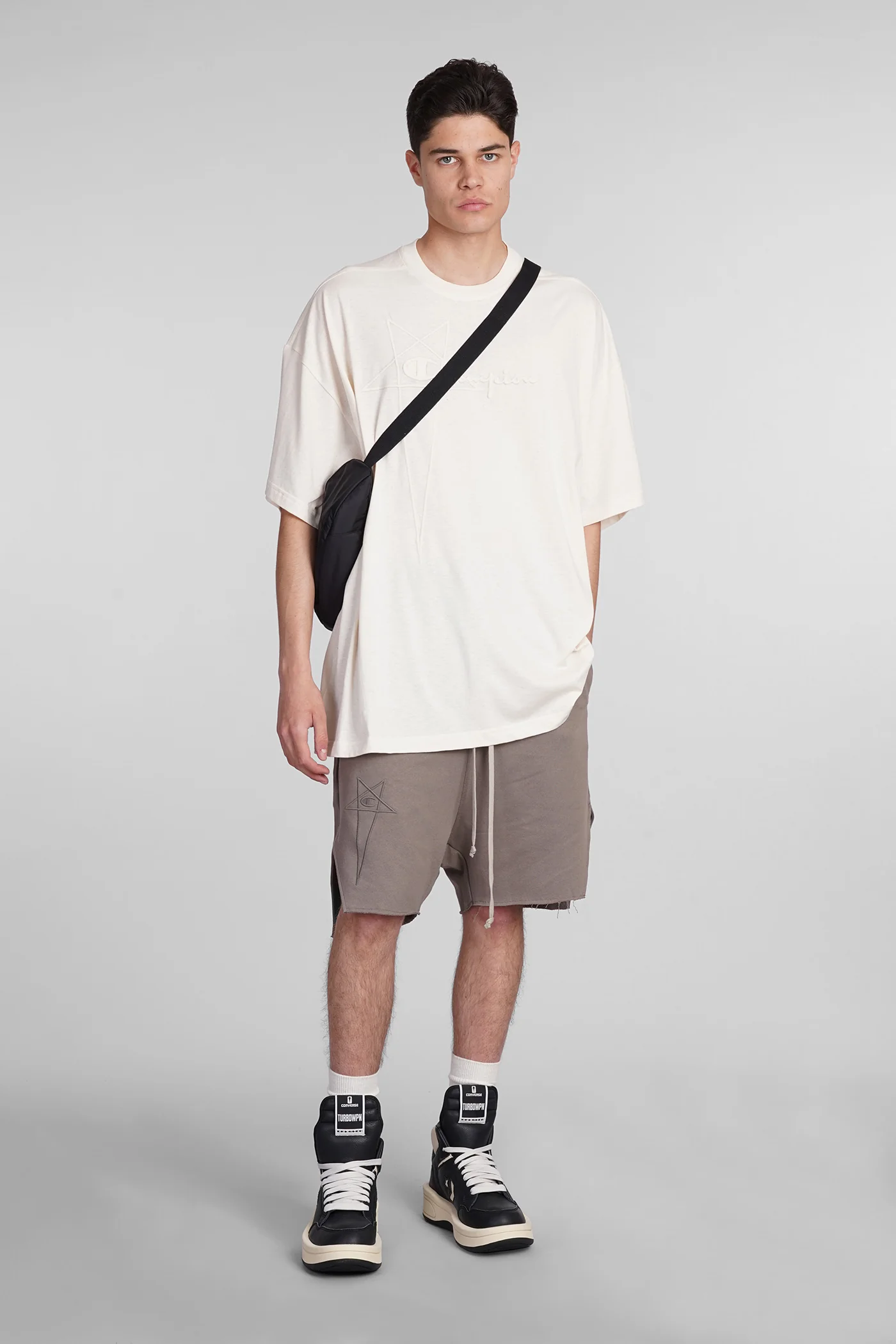 Tommy t T-Shirt in beige cotton - Image 2