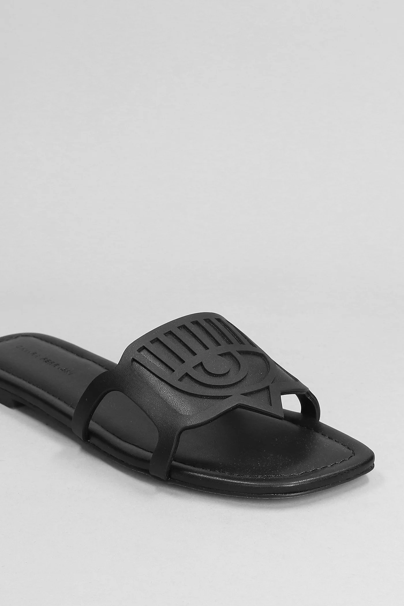 Penelope Flats in black leather - Image 5