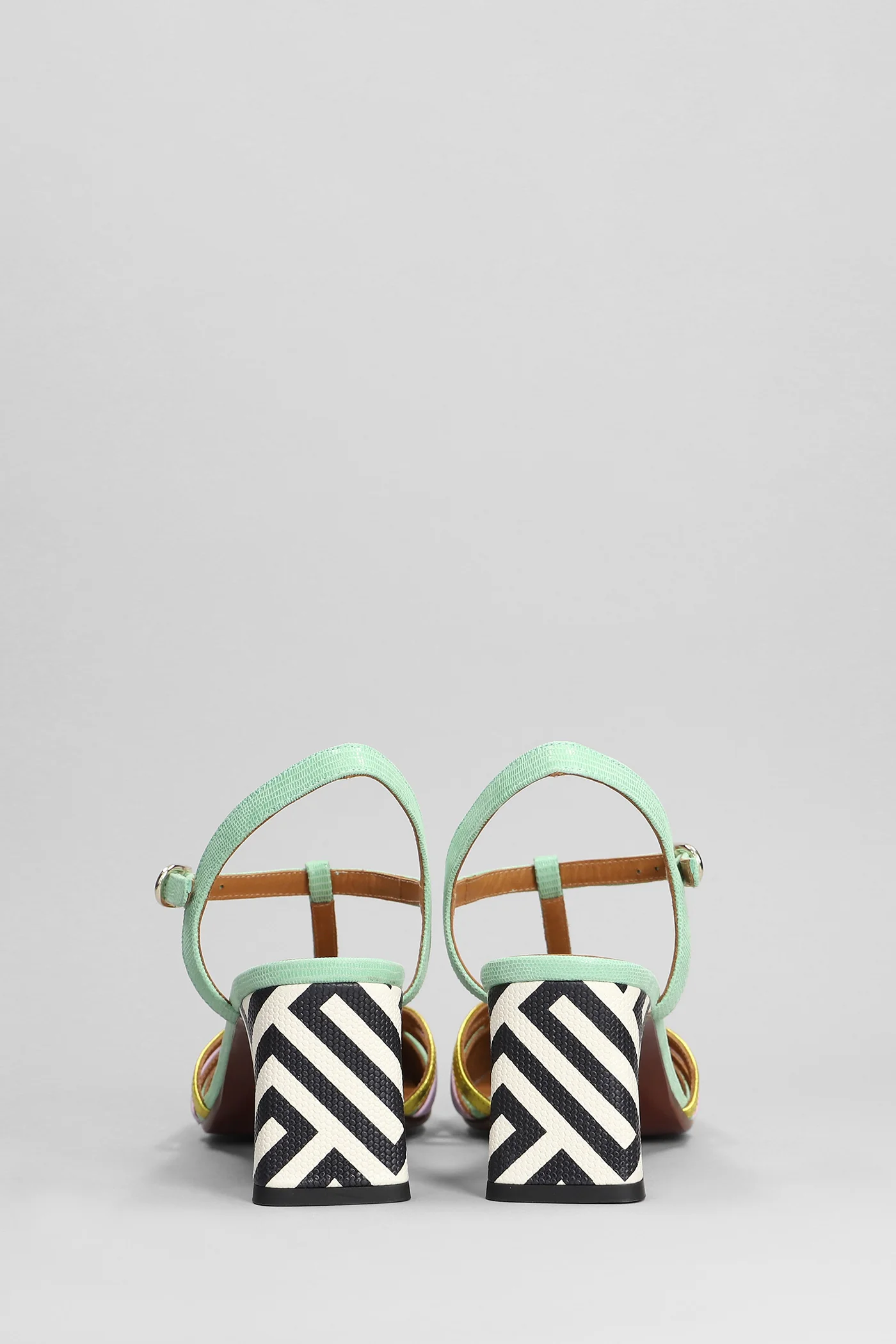 Fendy Sandals in green leather - Image 14