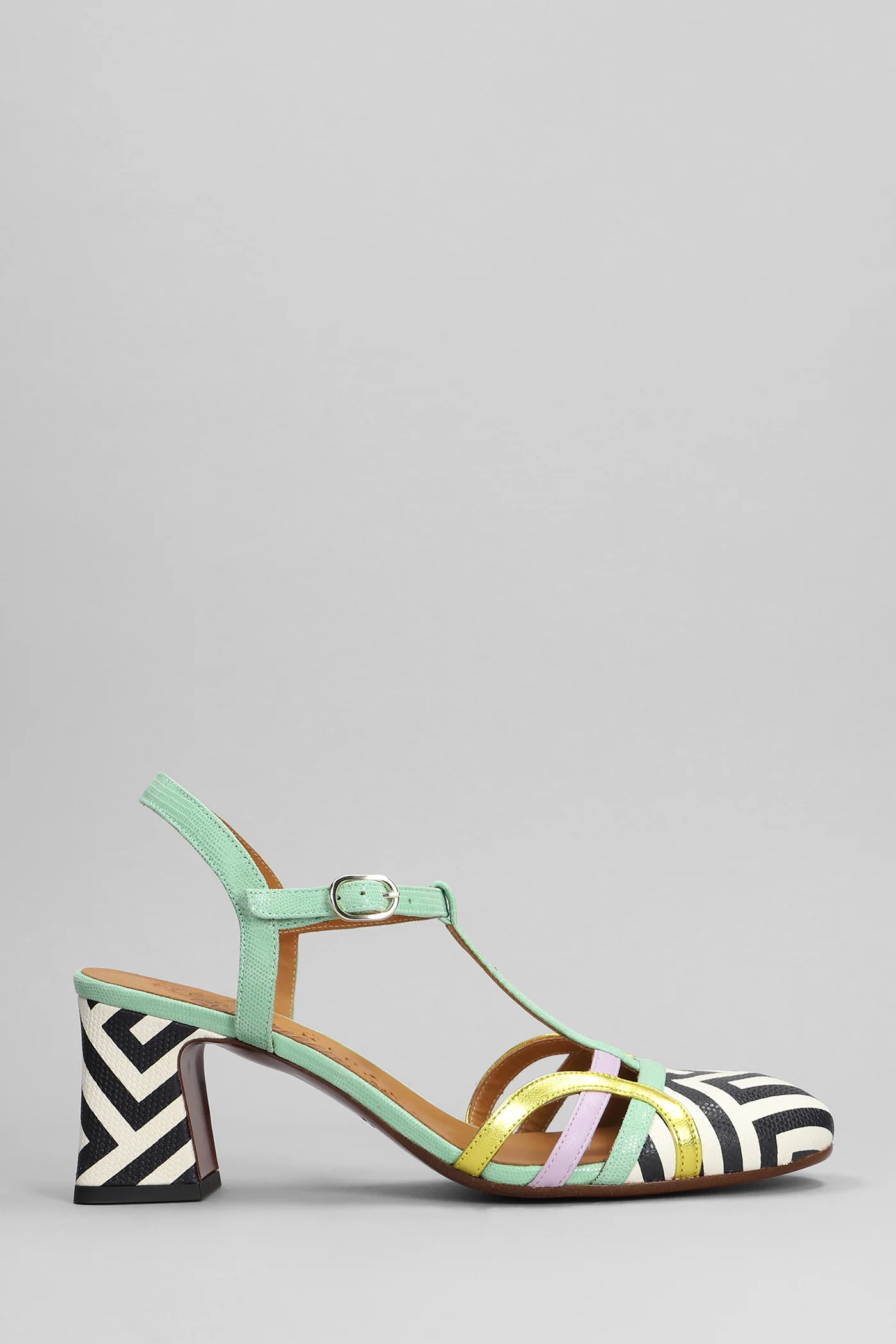 Fendy Sandals in green leather - Image 16