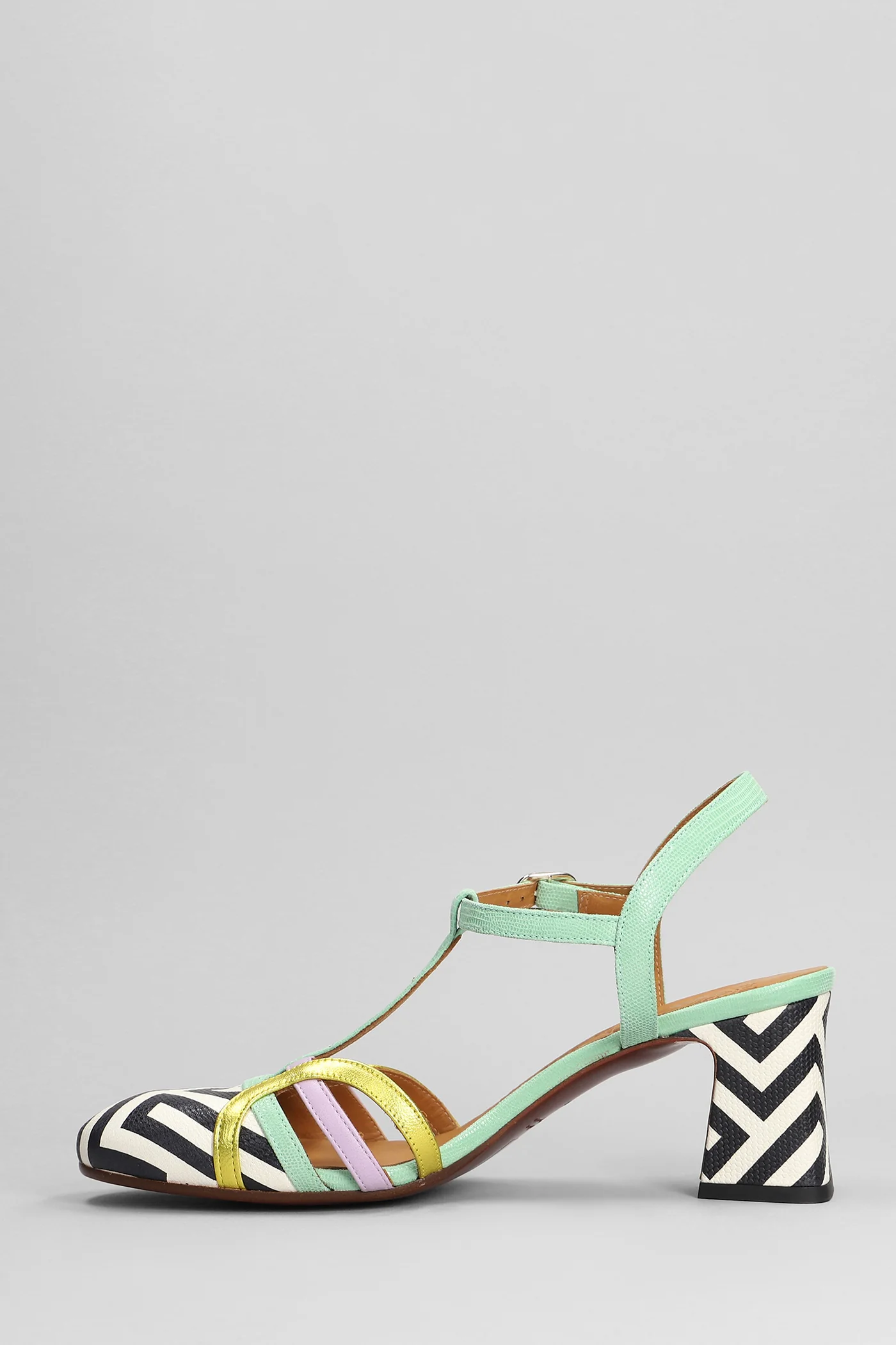 Fendy Sandals in green leather - Image 3
