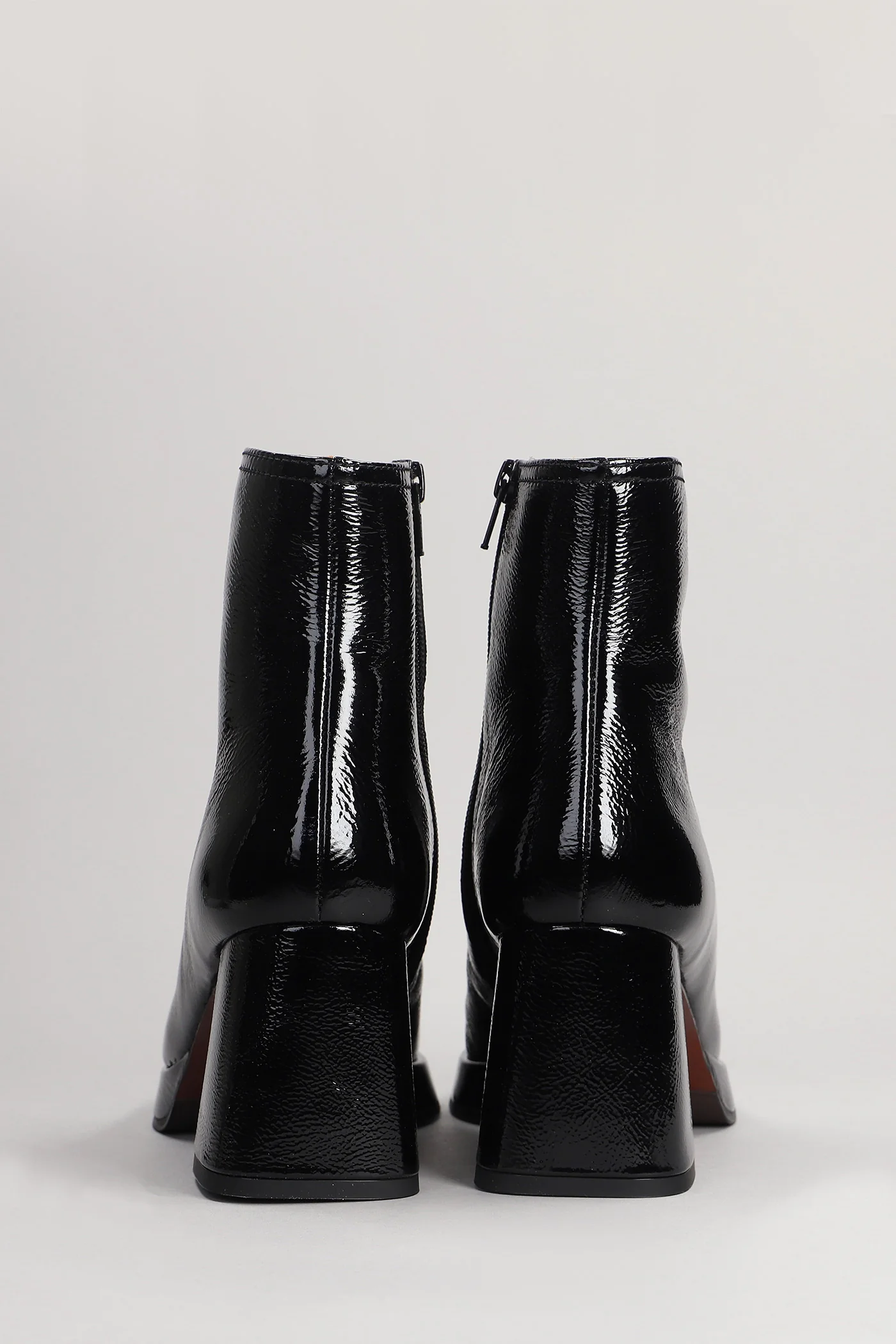 Kentin High heels Ankle boots in black leather - Image 4