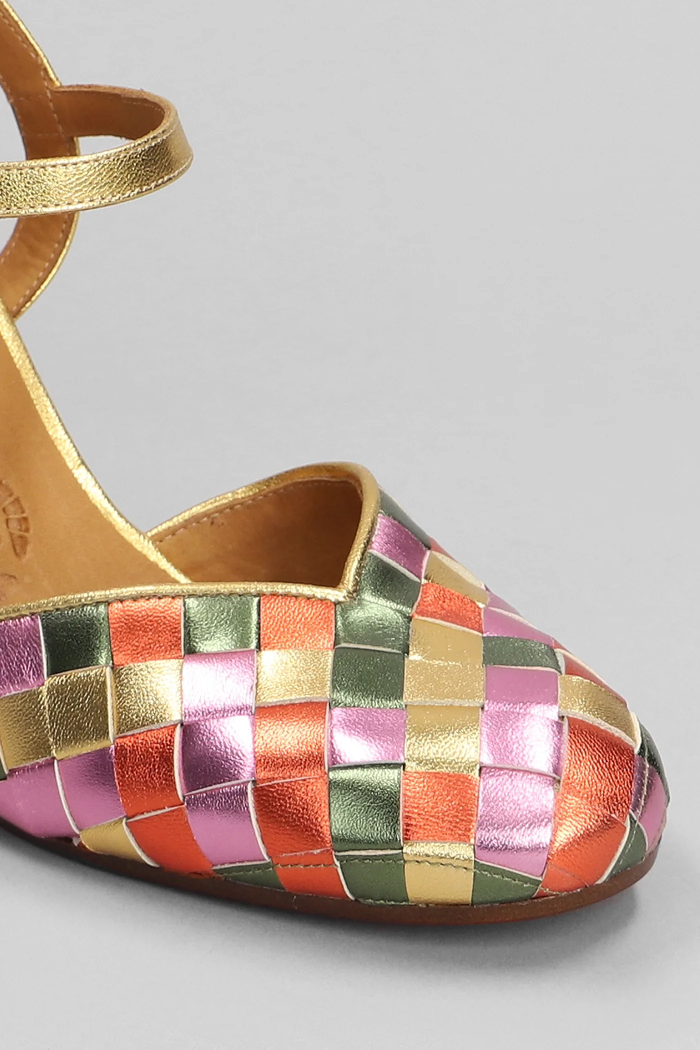 Mision Sandals in gold leather - Image 5