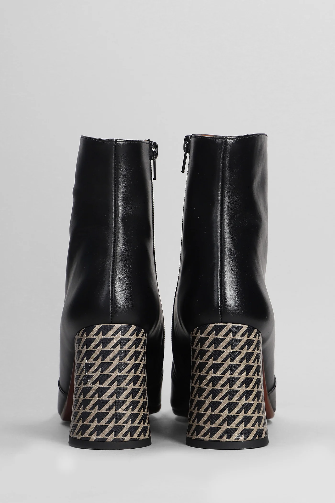 Oysi High heels Ankle boots in black leather - Image 4