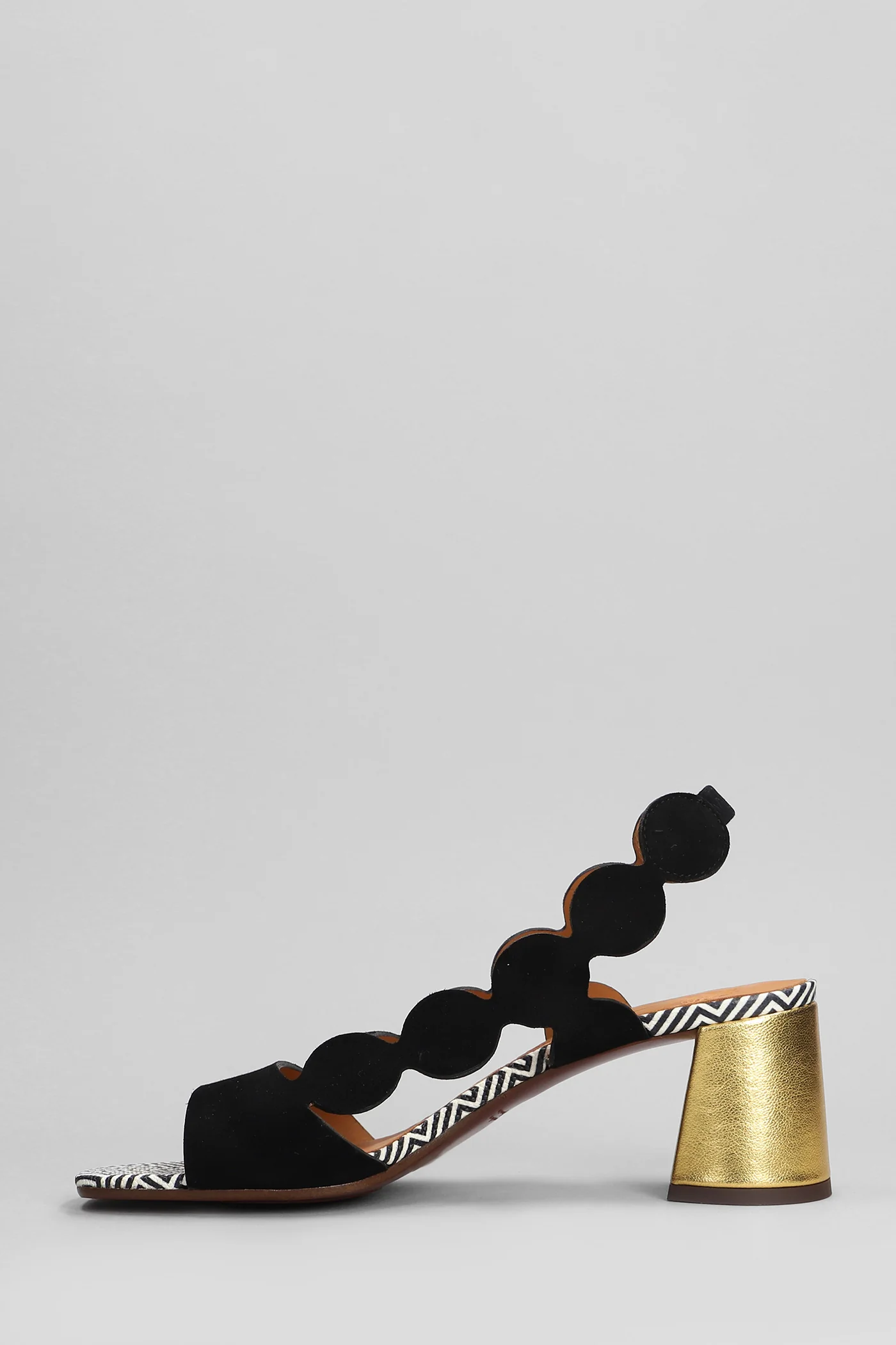 Roka Sandals in black suede - Image 3