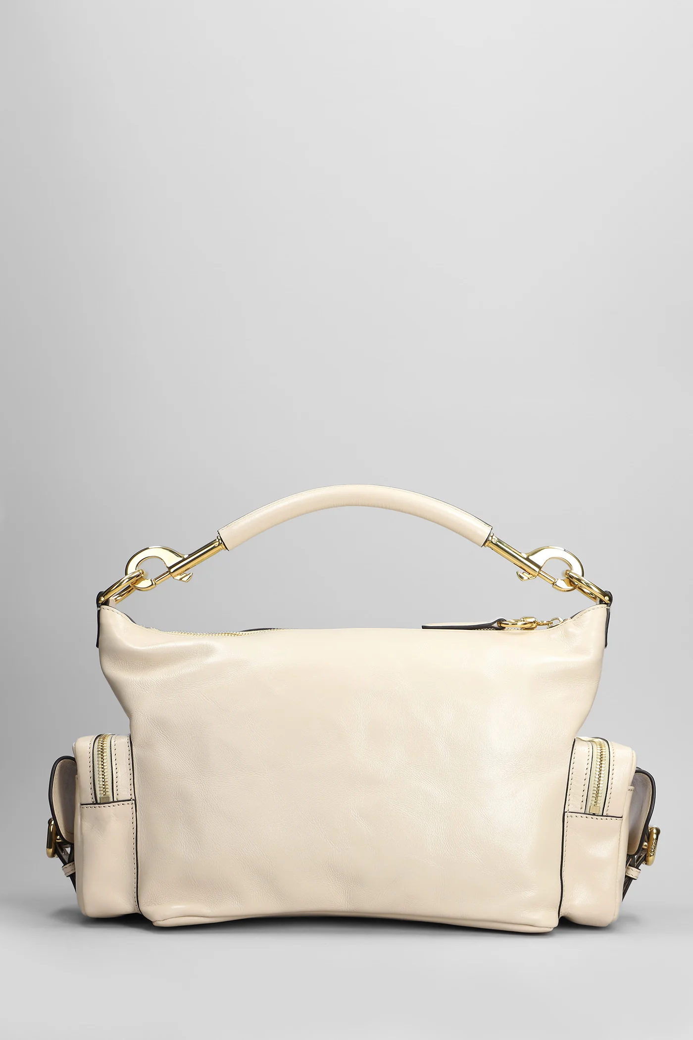 Camera bag Shoulder bag in beige leather - Image 3