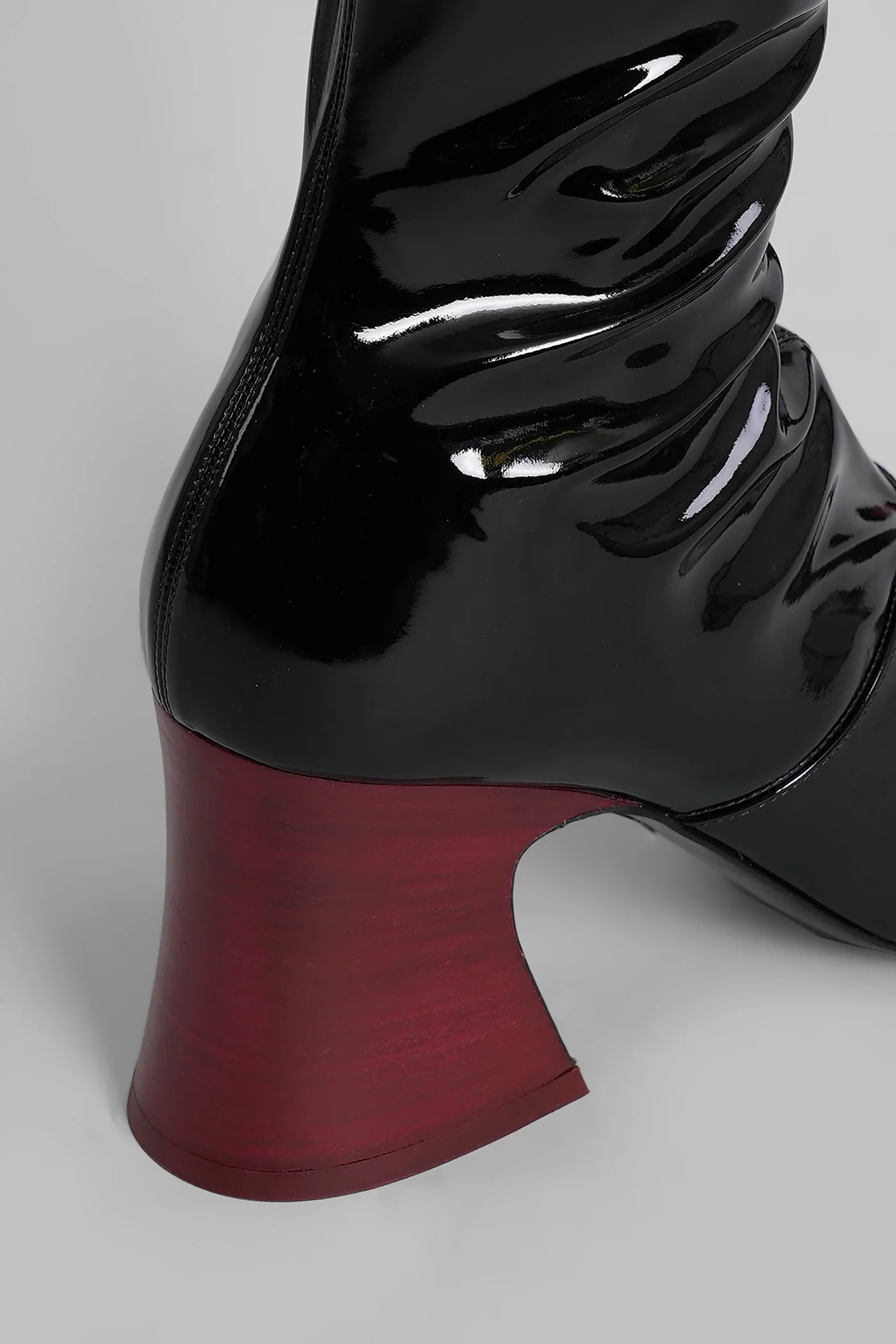 Janis High heels boots in black patent leather - Image 5