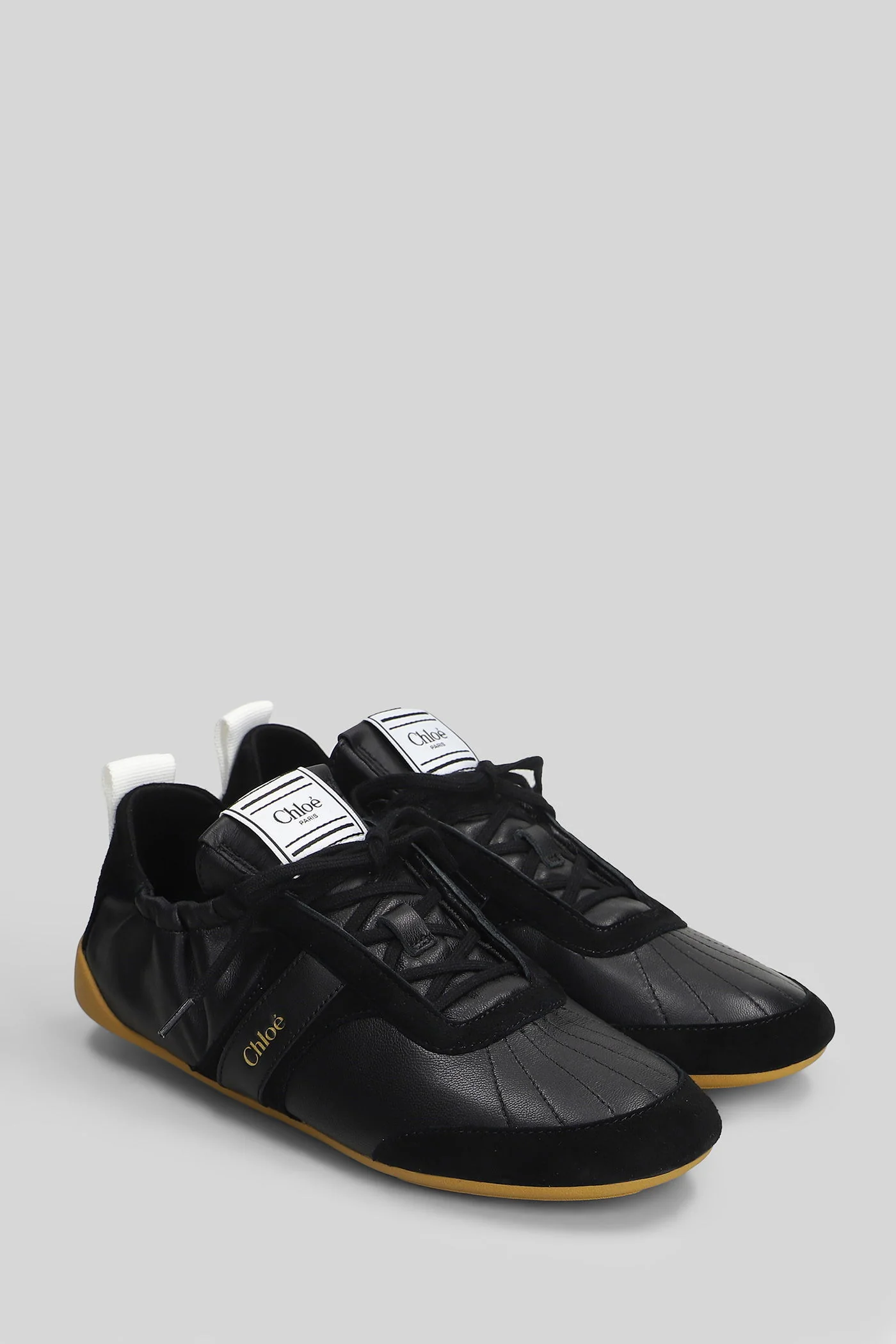 Kick Sneakers in black suede and leather - Image 2