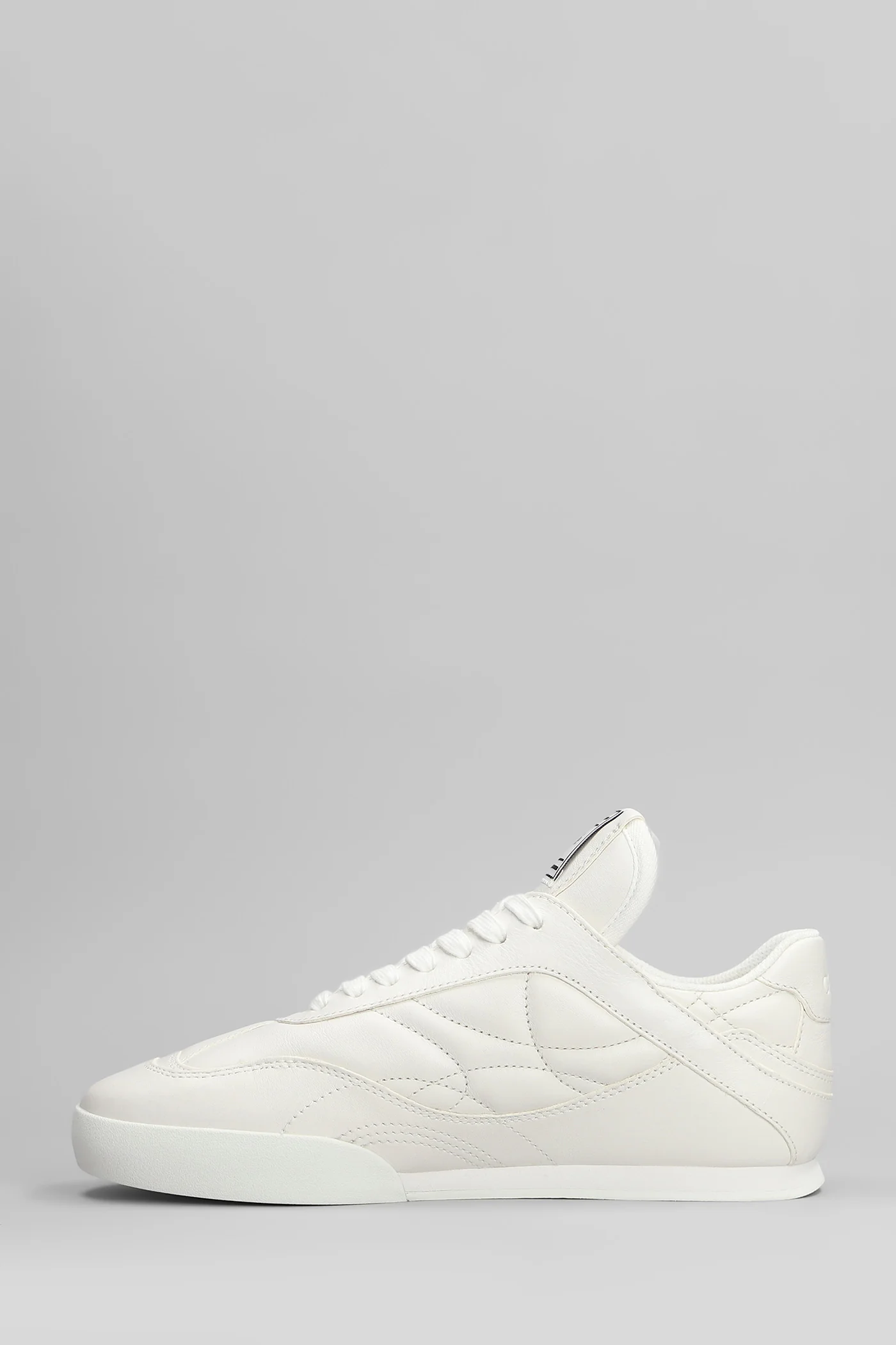 Kick Sneakers in white leather - Image 3