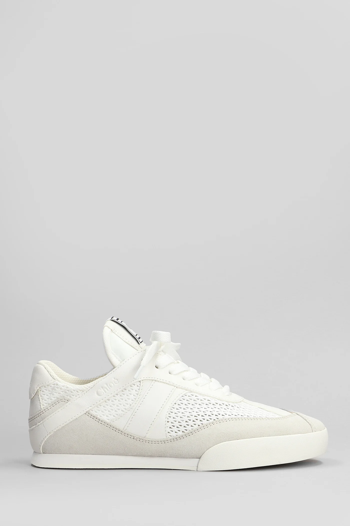 Kick Sneakers in white Suede and fabric