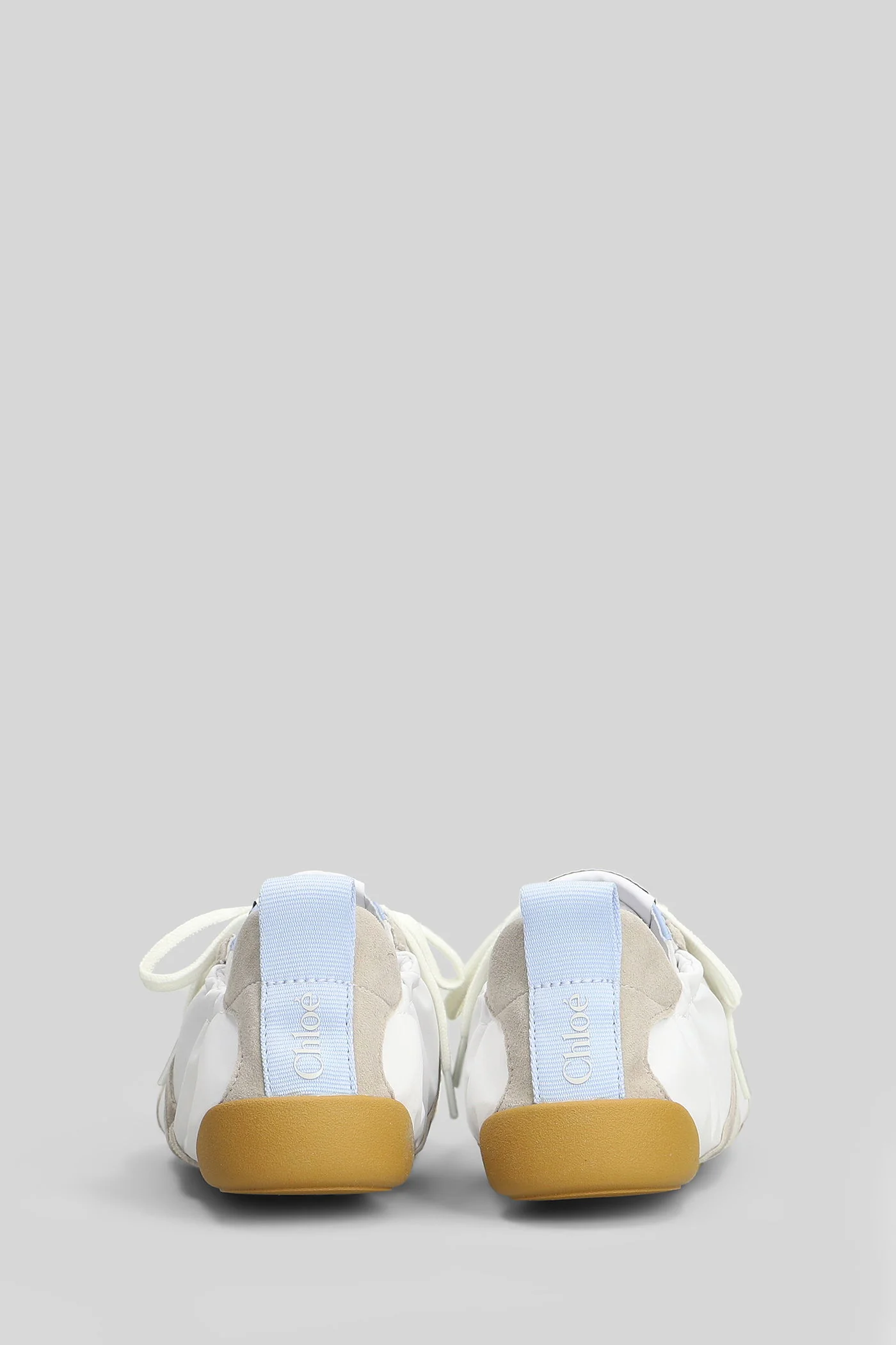 Kick Sneakers in white suede and leather - Image 4