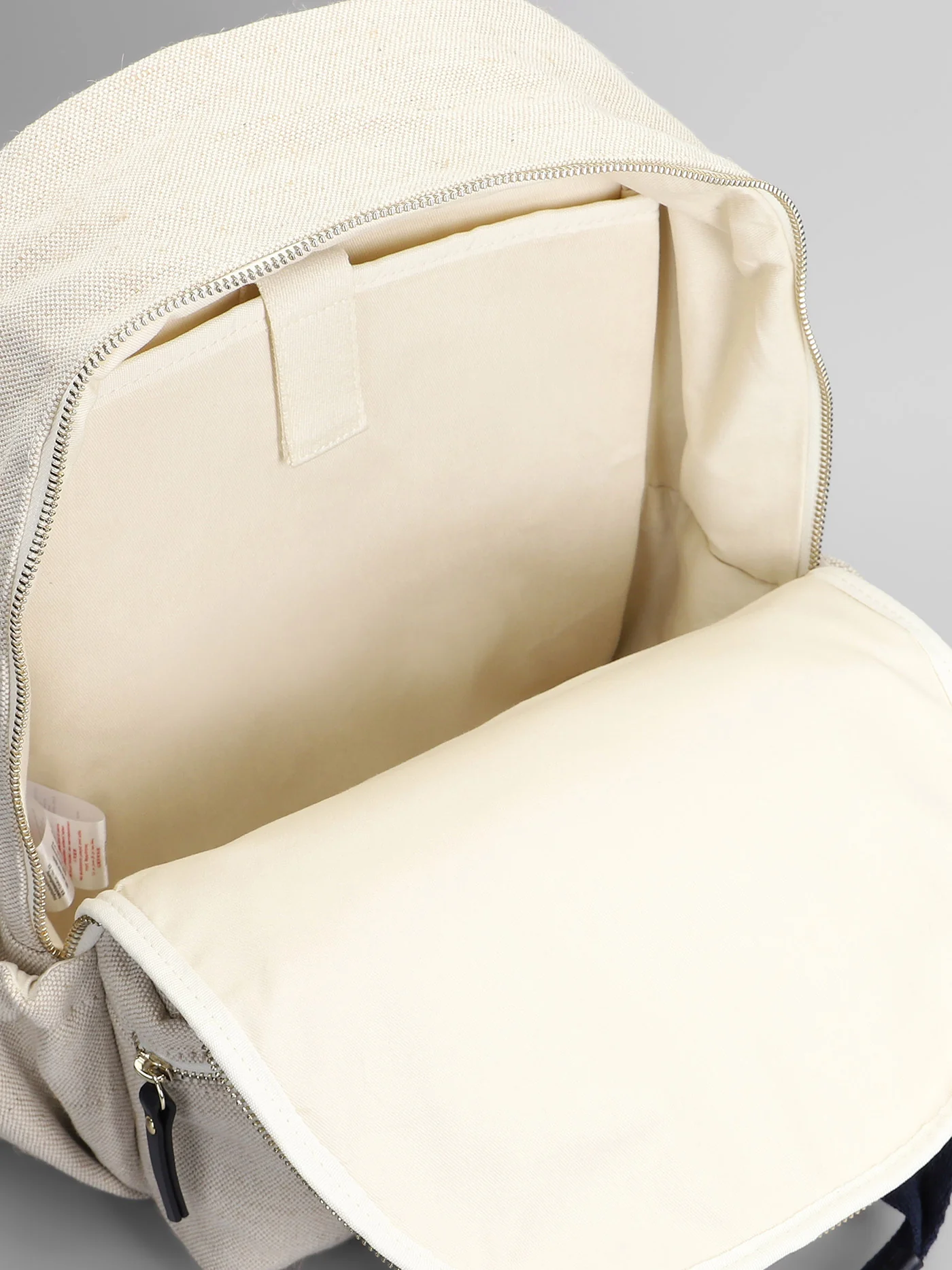 Backpack in beige Jute - Image 4