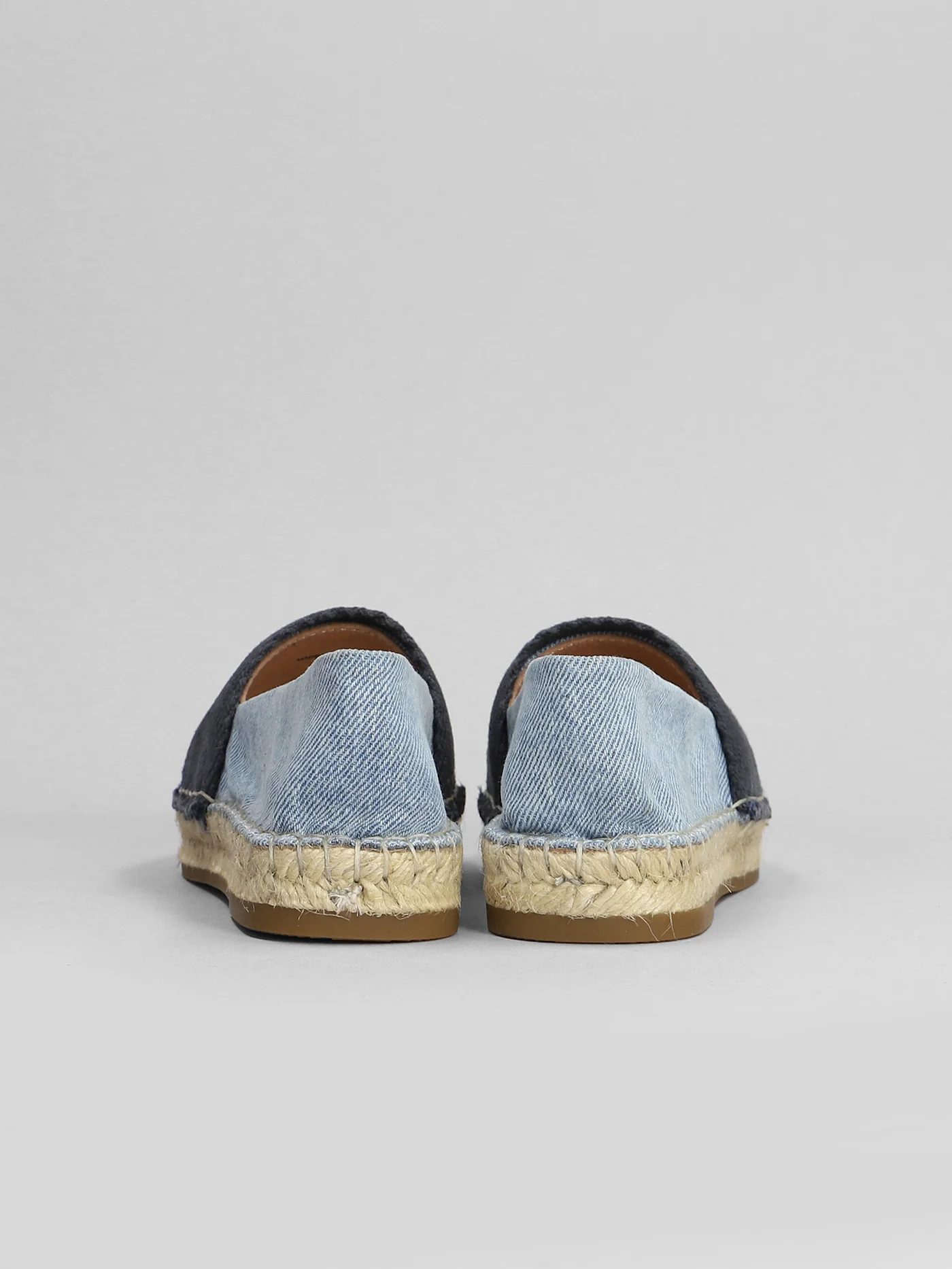 Espadrilles in blue cotton - Image 4