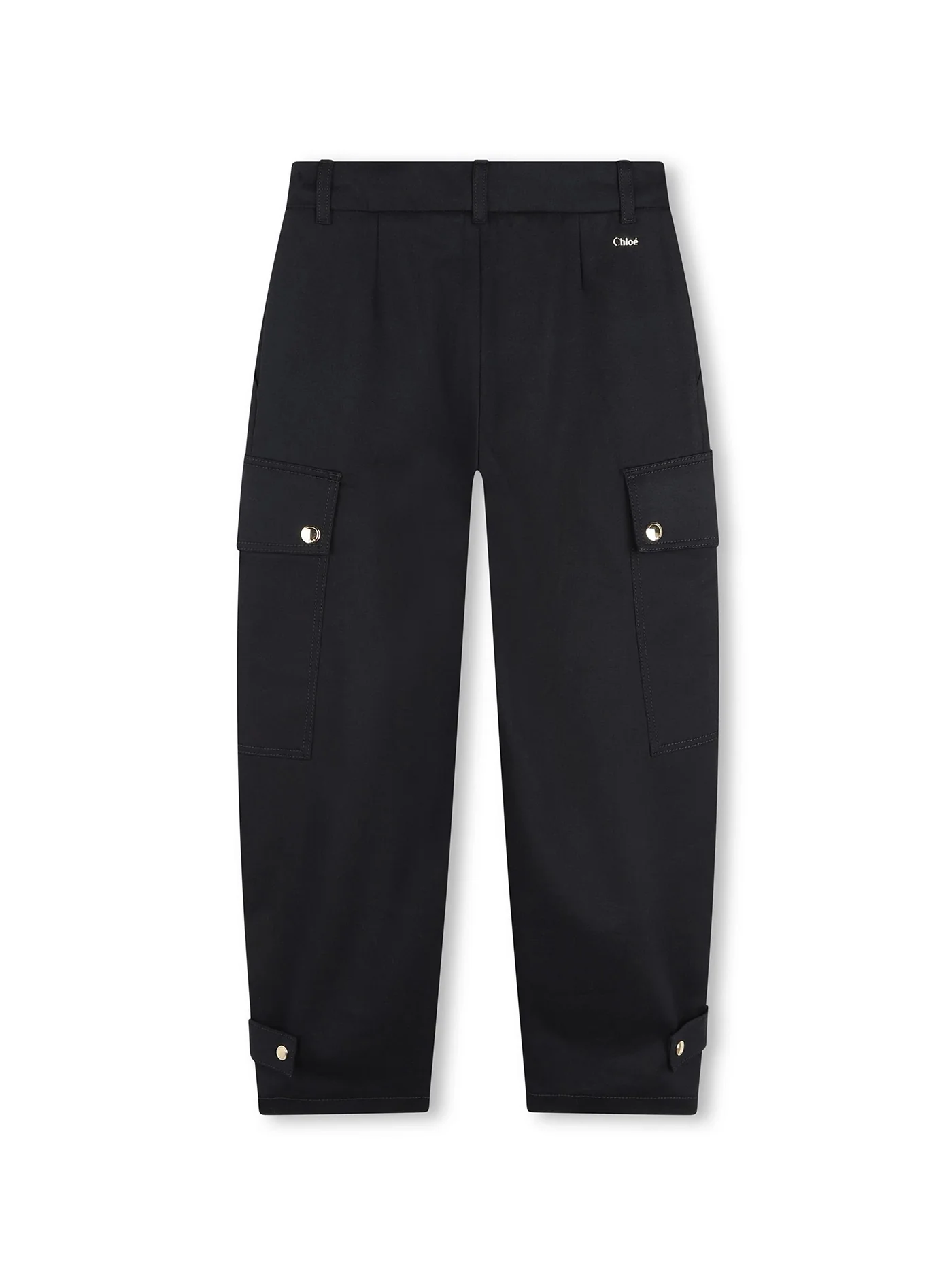 Pants in blue cotton - Image 2