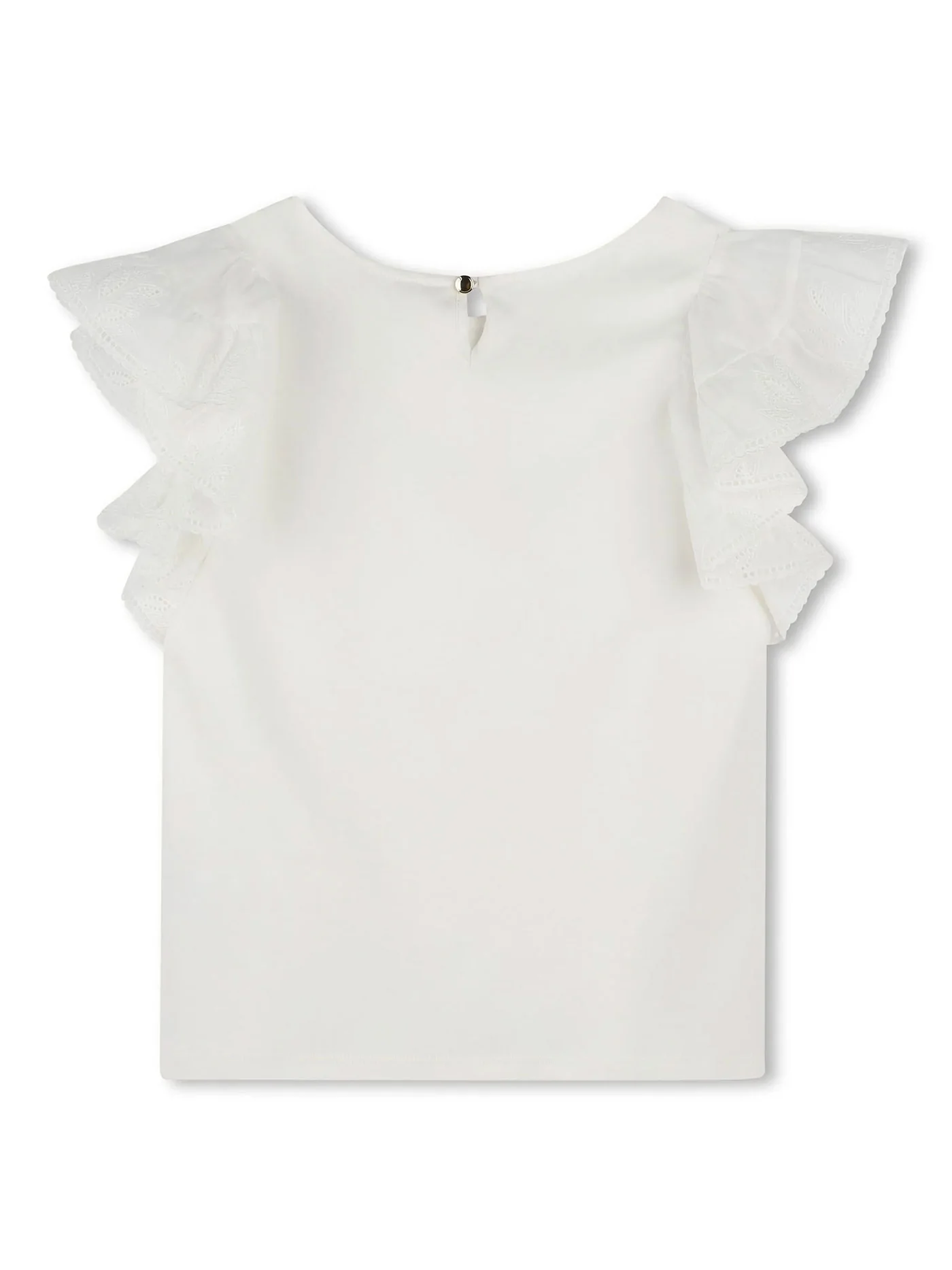Topwear in white cotton - Image 2