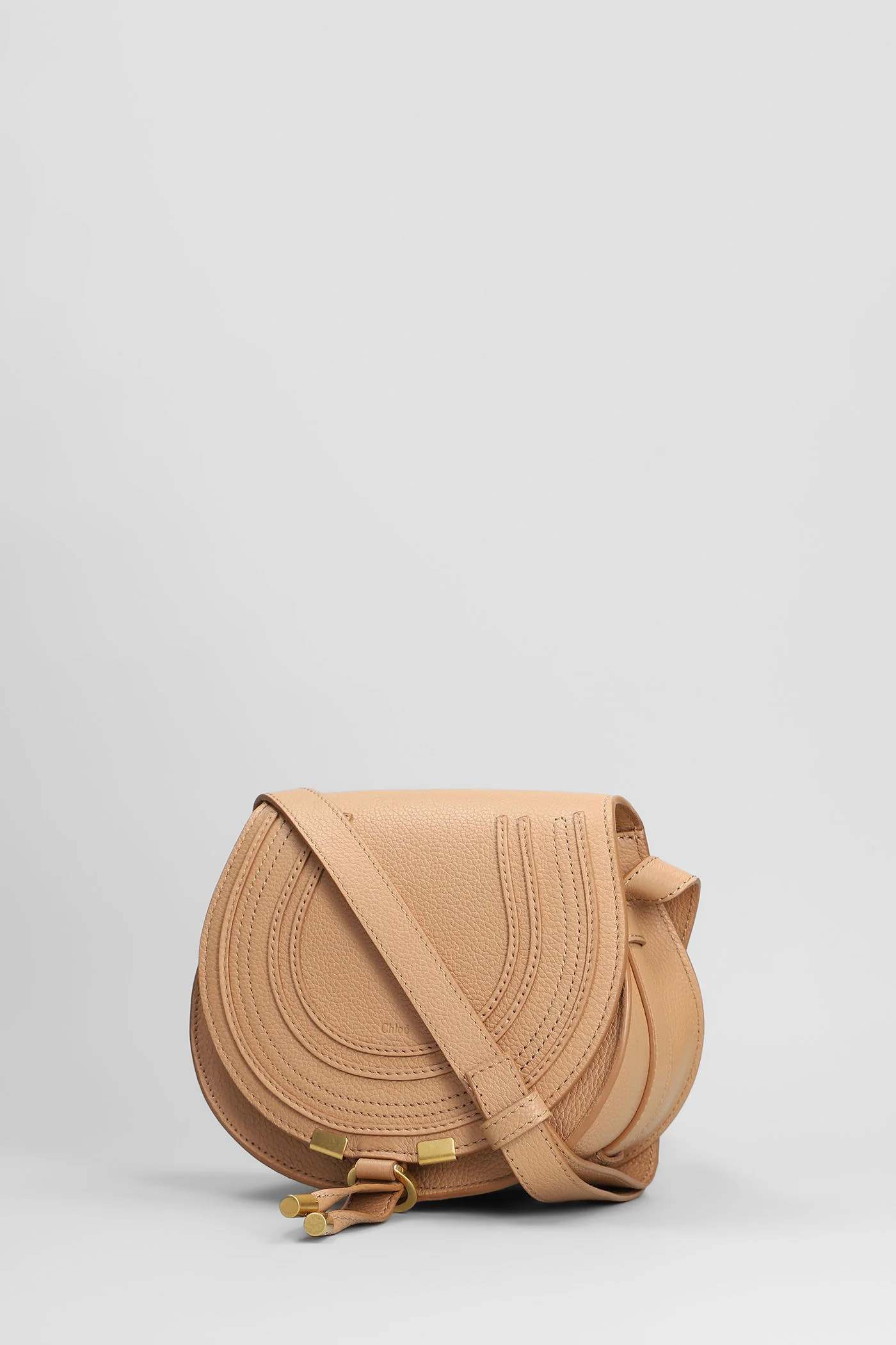 Marcie Shoulder bag in beige leather - Image 2