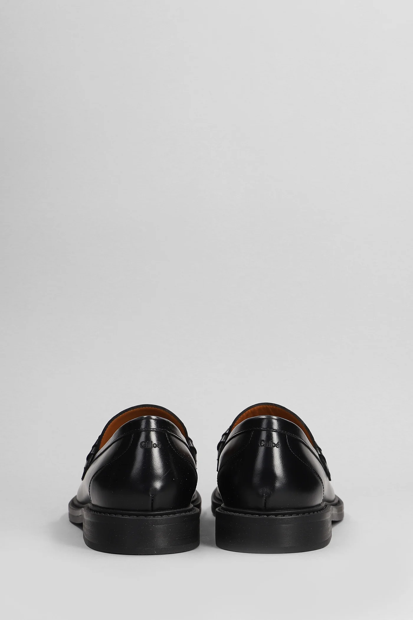 Mercie Loafers in black leather - Image 4