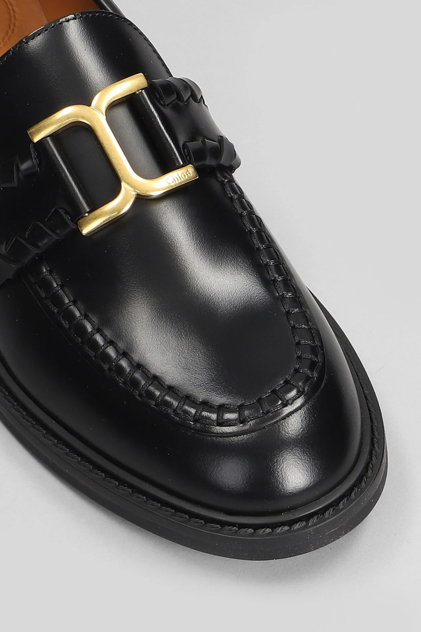 Mercie Loafers in black leather - Image 5