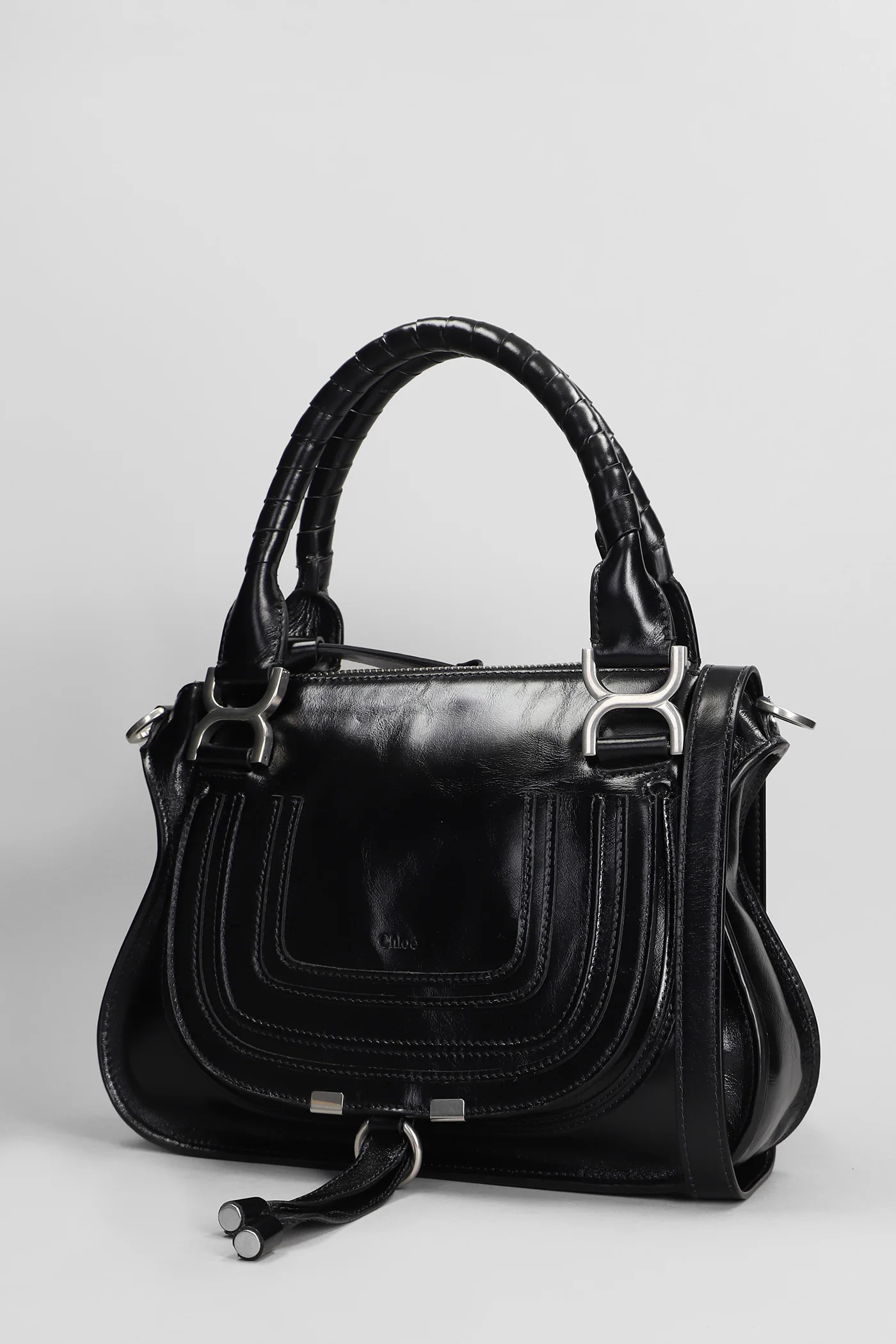 Mercie Shoulder bag in black leather - Image 2