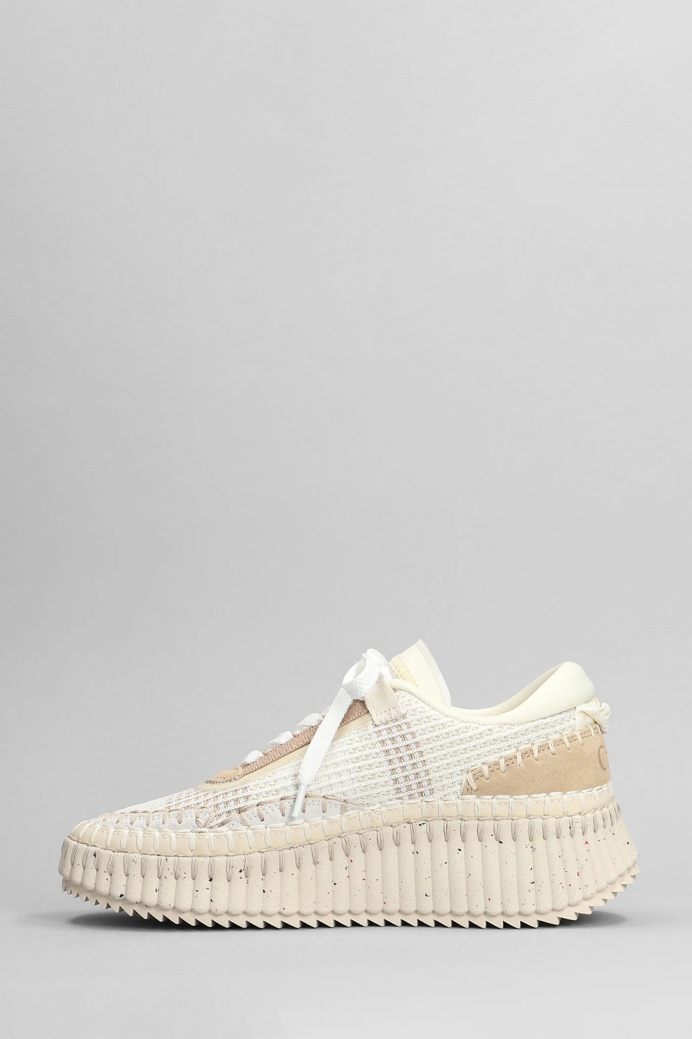 Nama Sneakers in beige cotton - Image 3