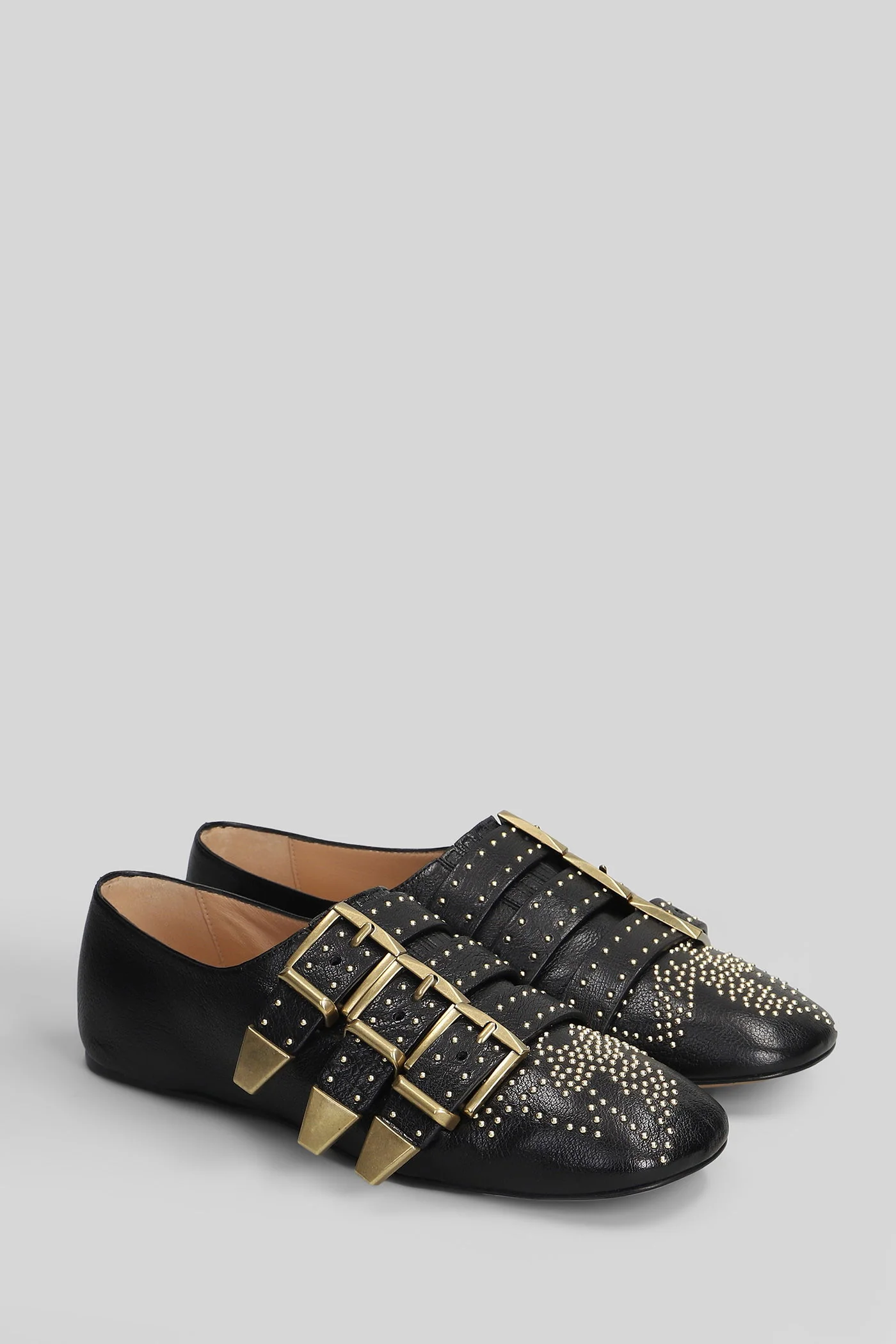 Susan Loafers in black leather - Image 2