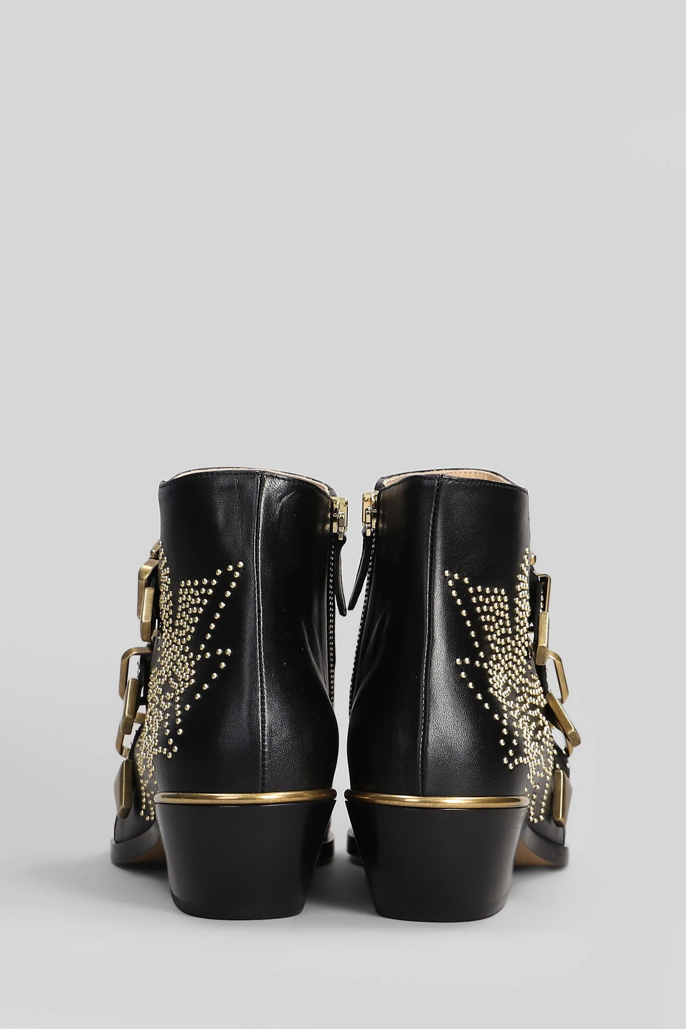 Susanna Ankle boots in black leather - Image 4