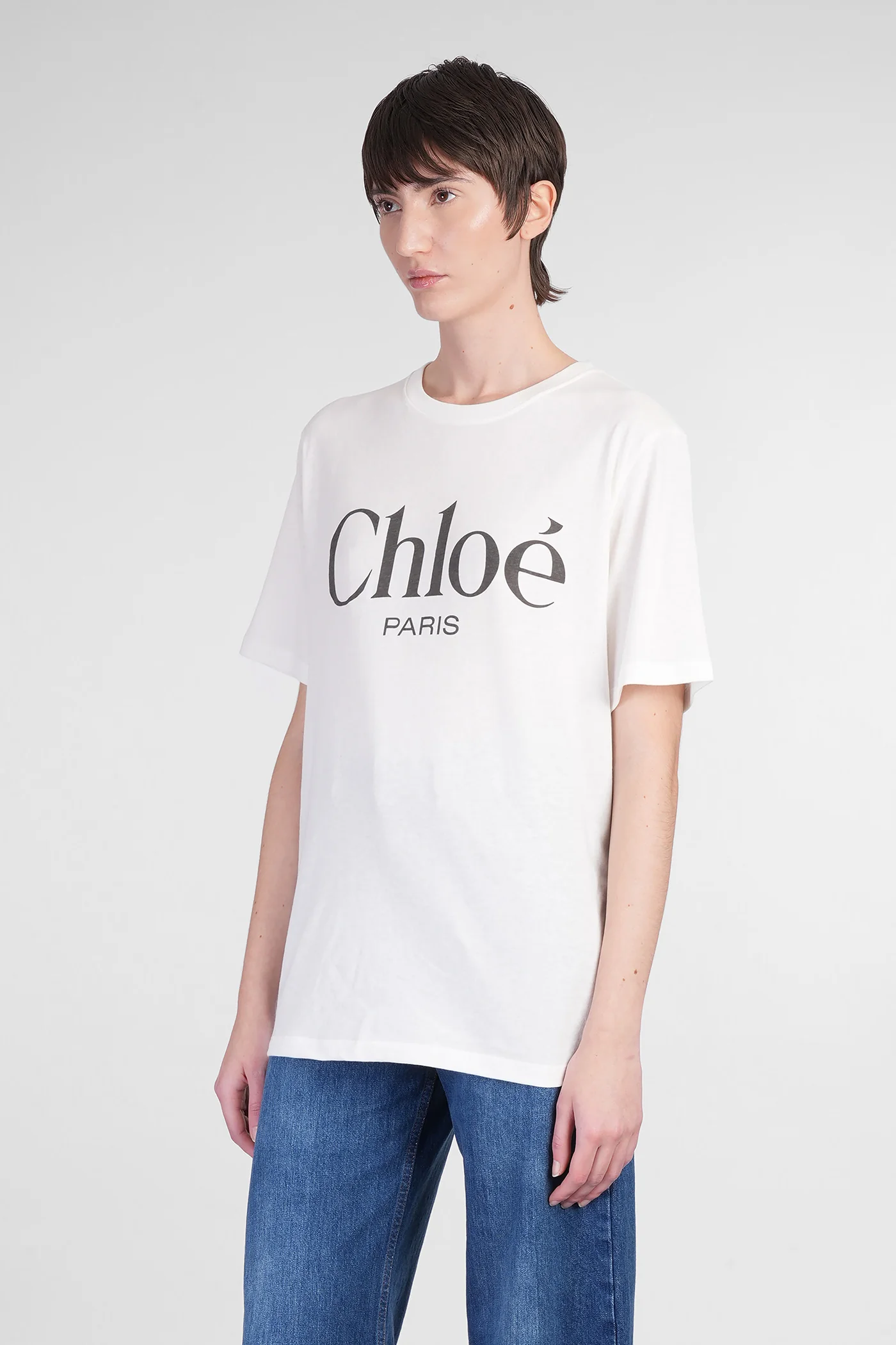 T-Shirt in white cotton - Image 4