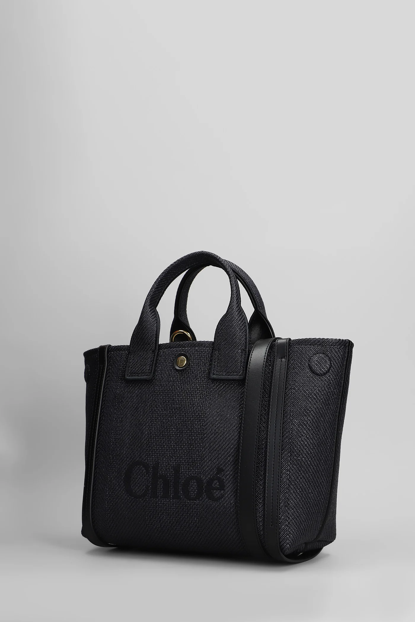 Tote in blue cotton - Image 2