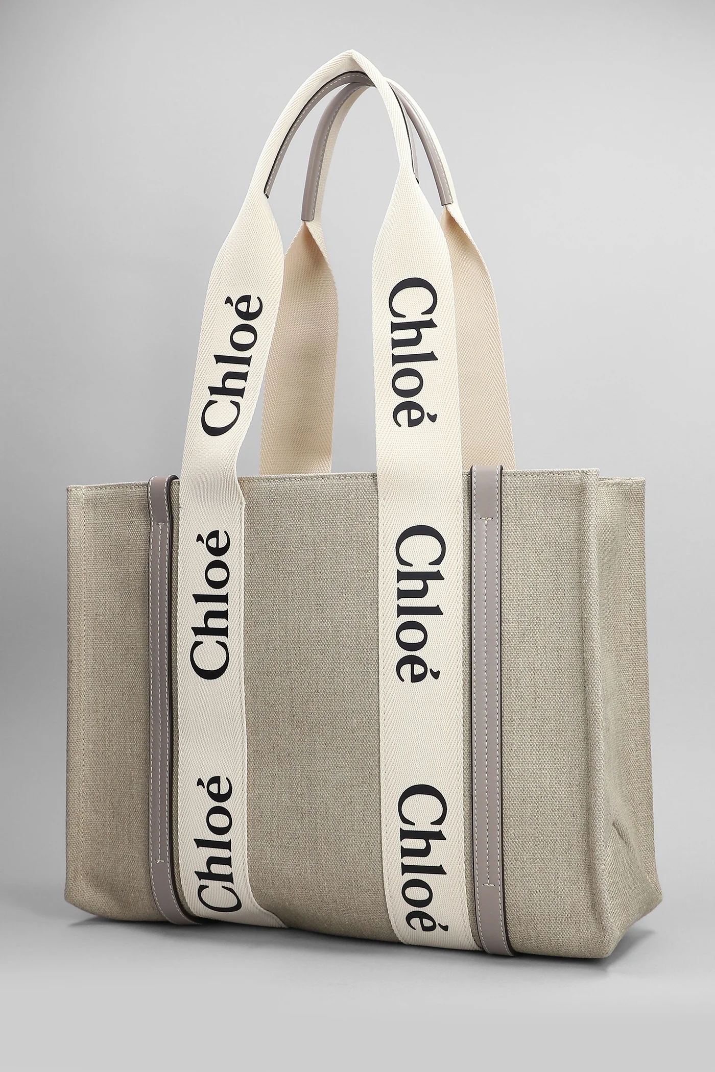 Woody Tote in green canvas - Image 3