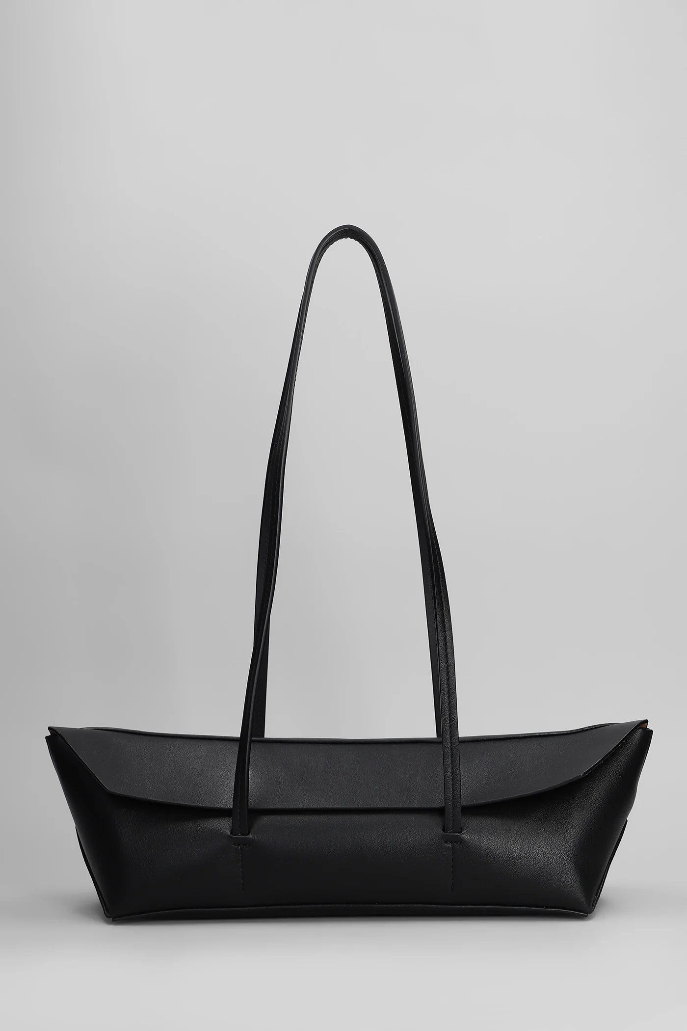Gondola mini Shoulder bag in black leather - Image 5