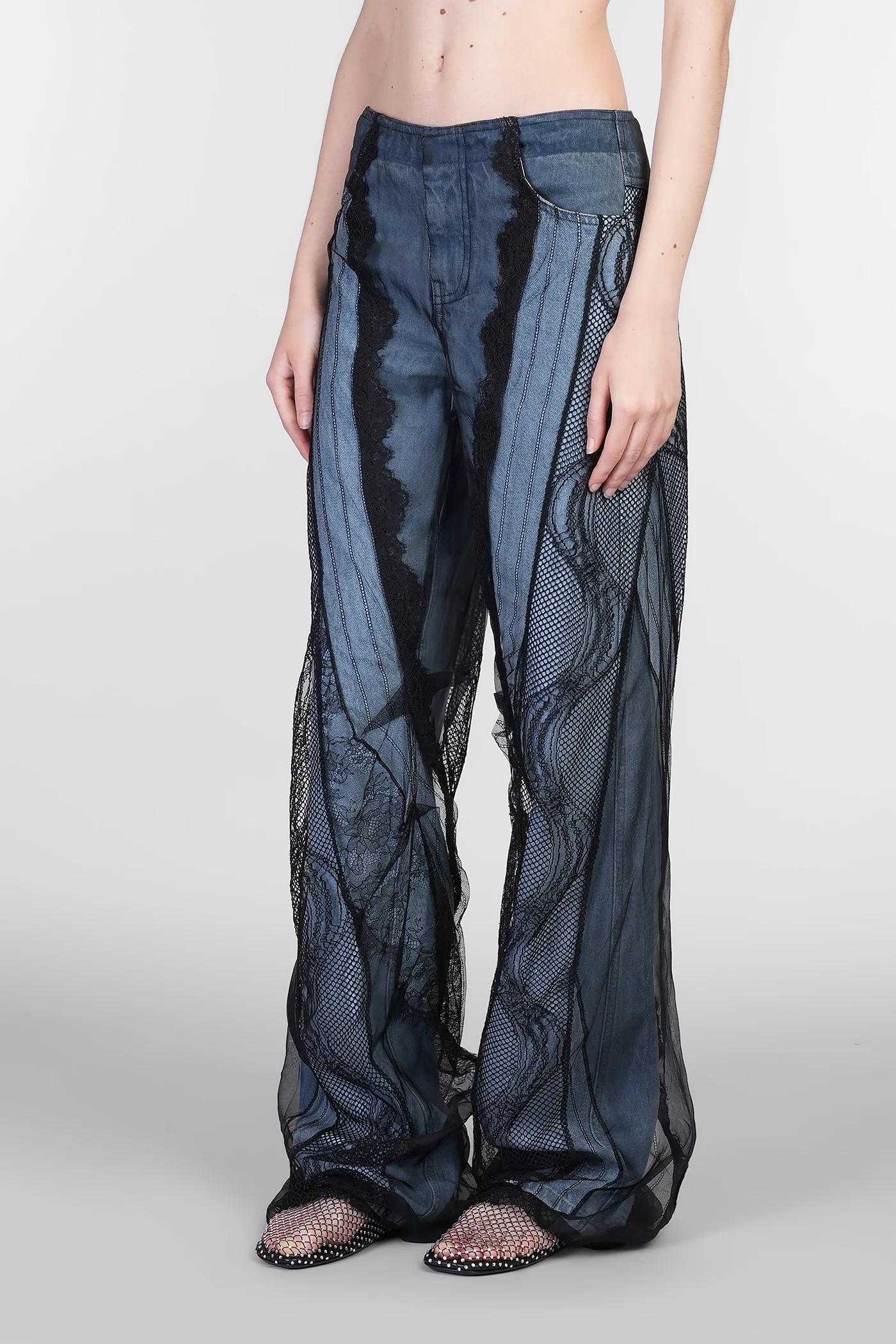 Jeans in blue cotton - Image 4