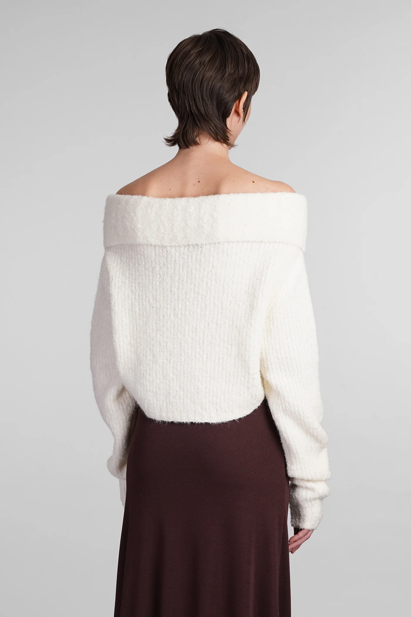 Knitwear in beige wool - Image 3
