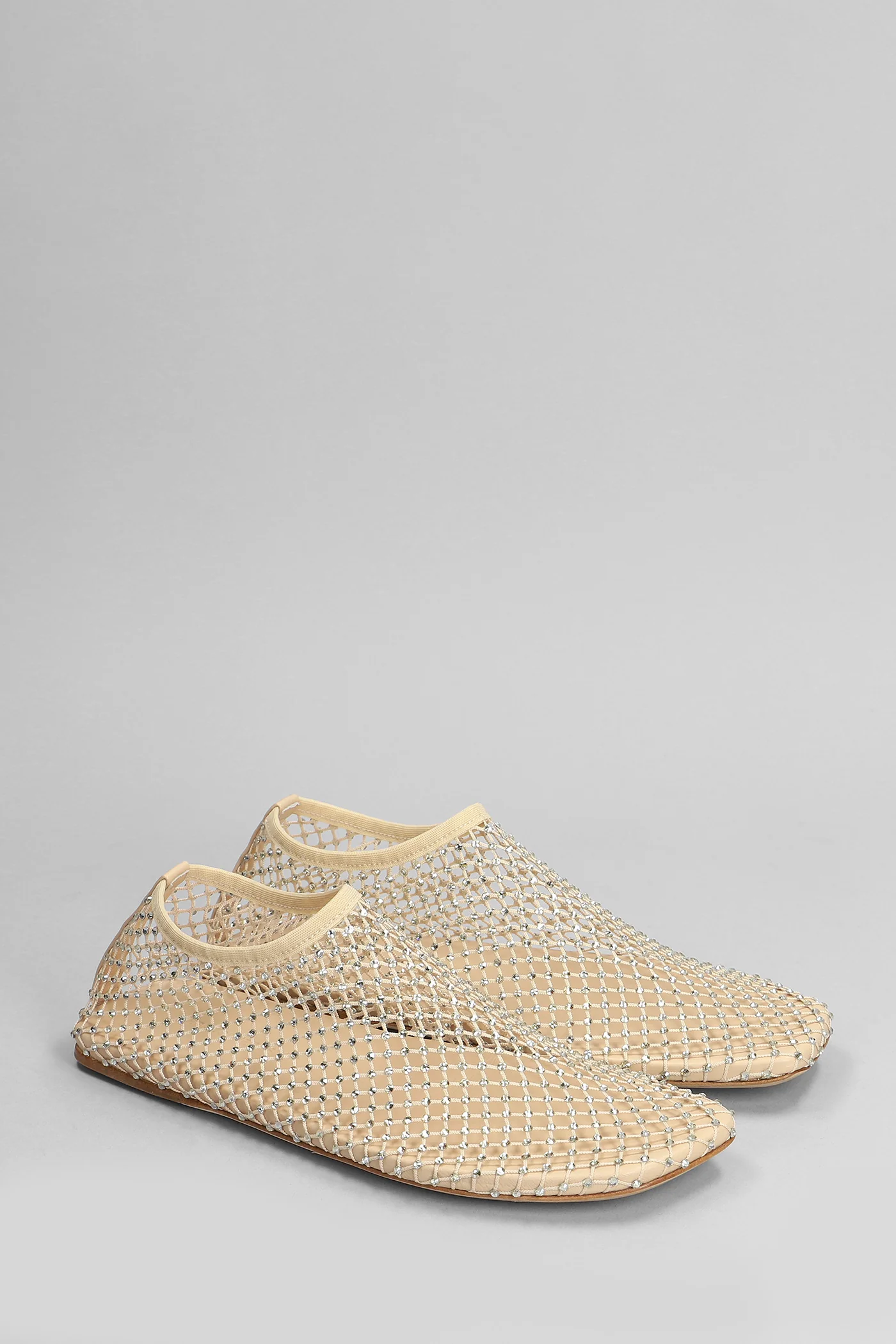 Minette flat Ballet flats in beige polyester - Image 2