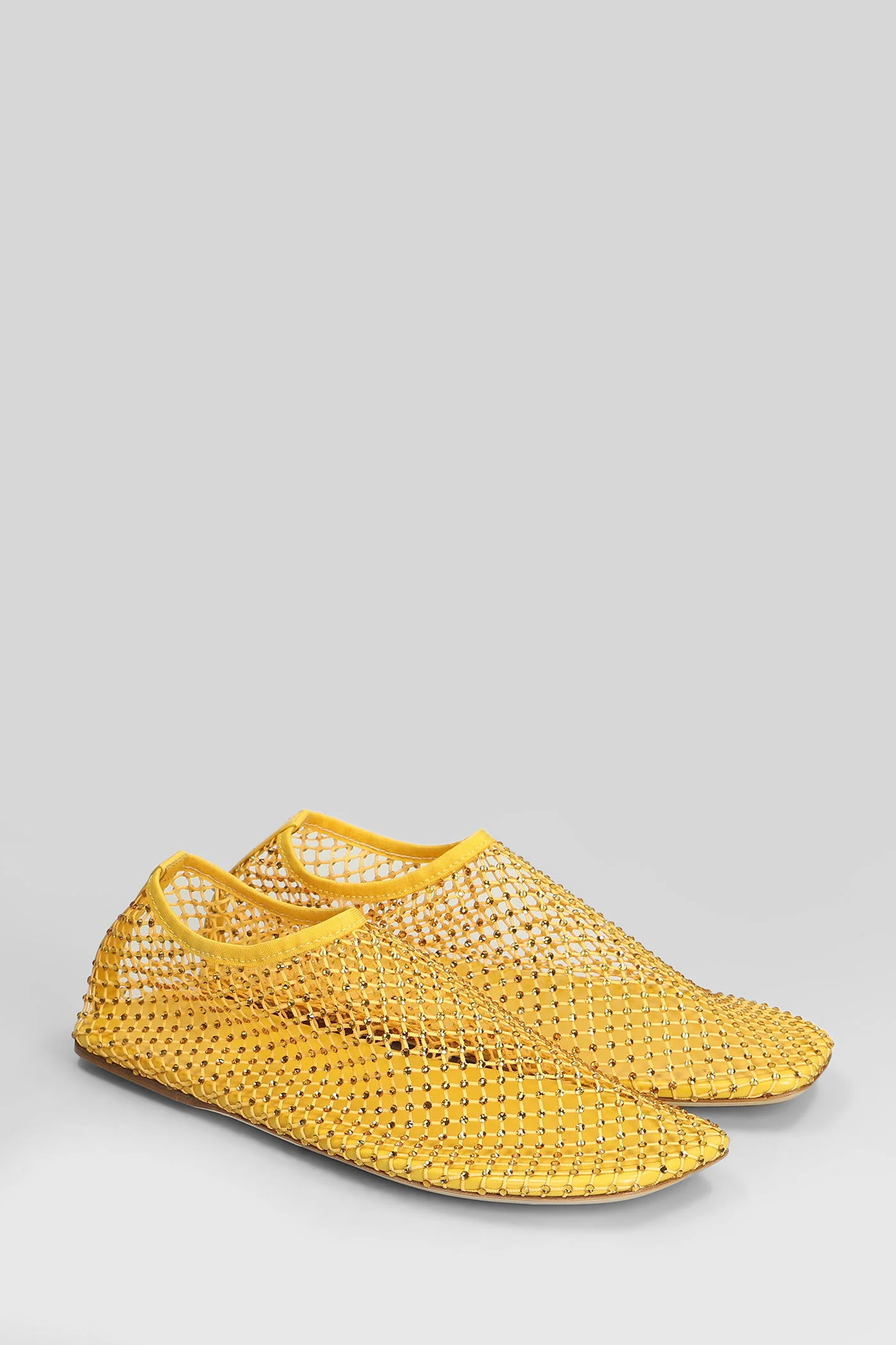 Minette flat Ballet flats in yellow polyester - Image 2