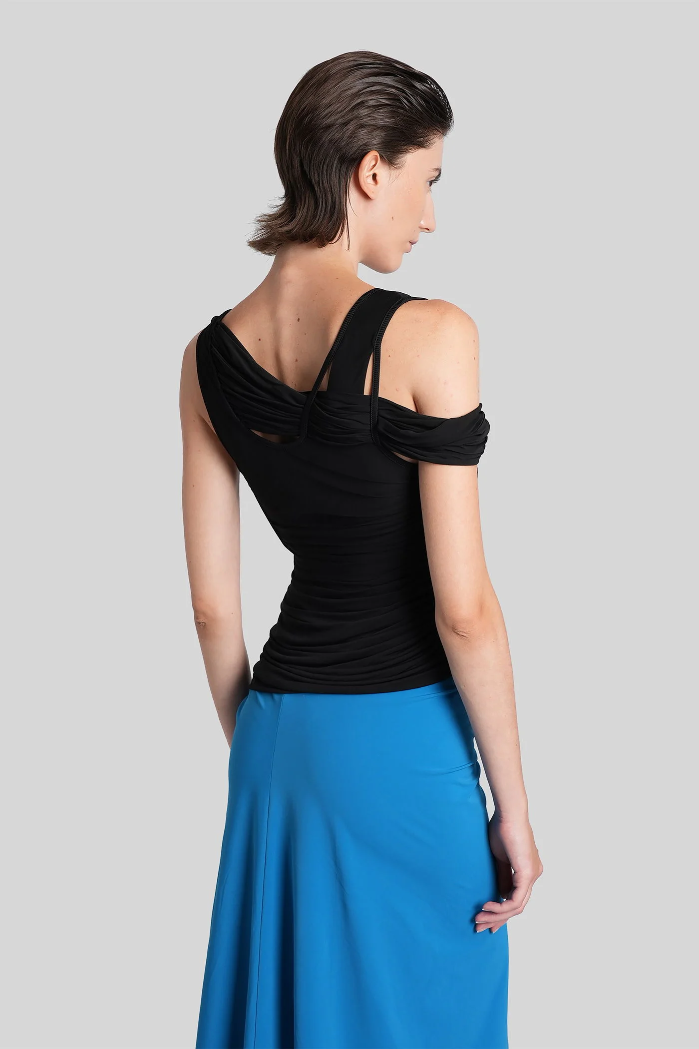 tank Top in black Rayon - Image 3
