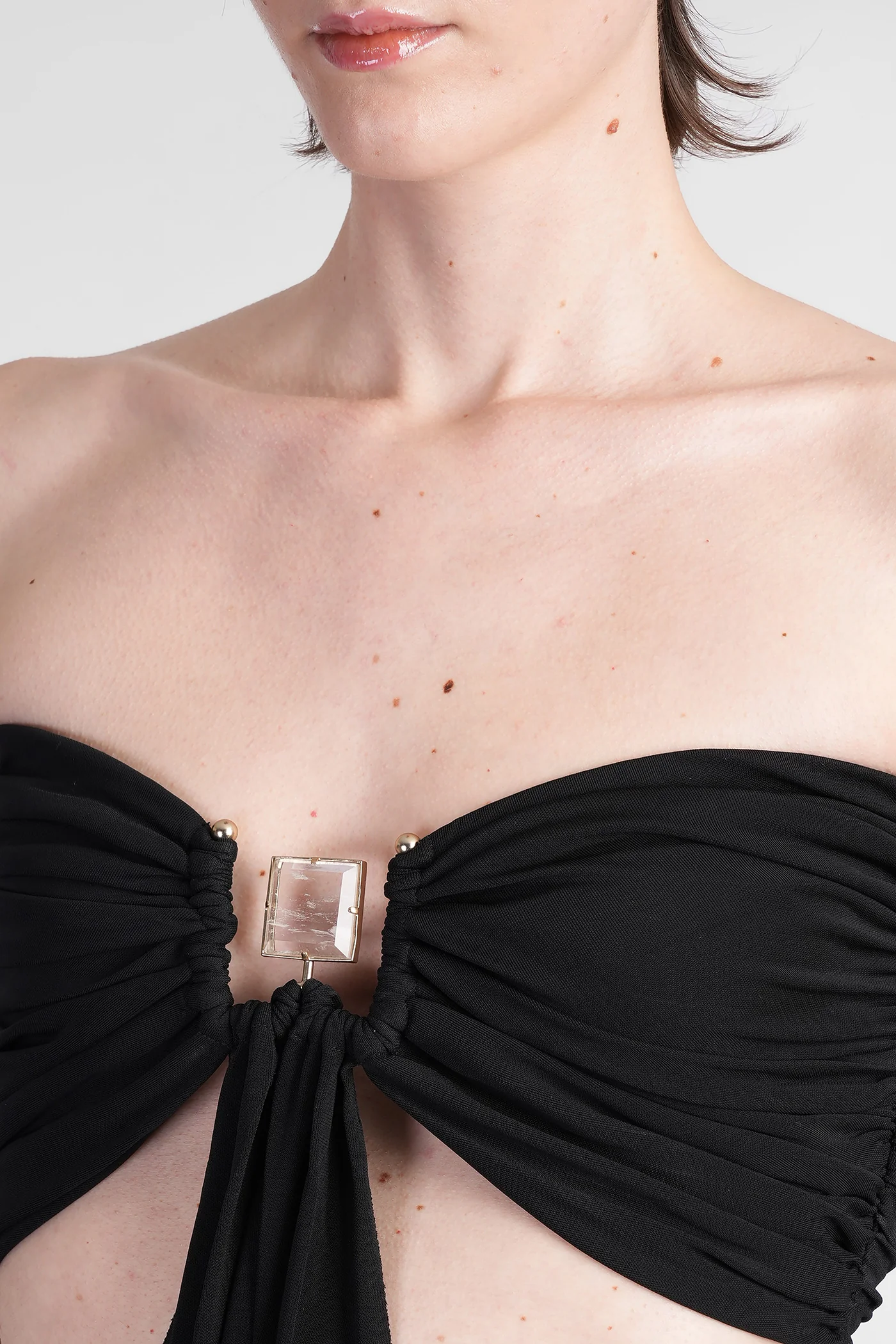 Topwear in black viscose - Image 4