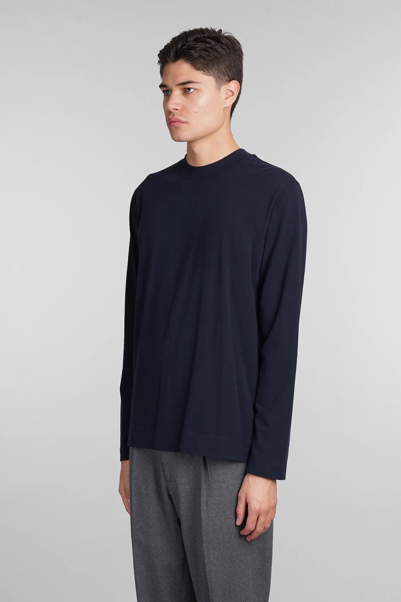 T-Shirt in blue cotton - Image 4