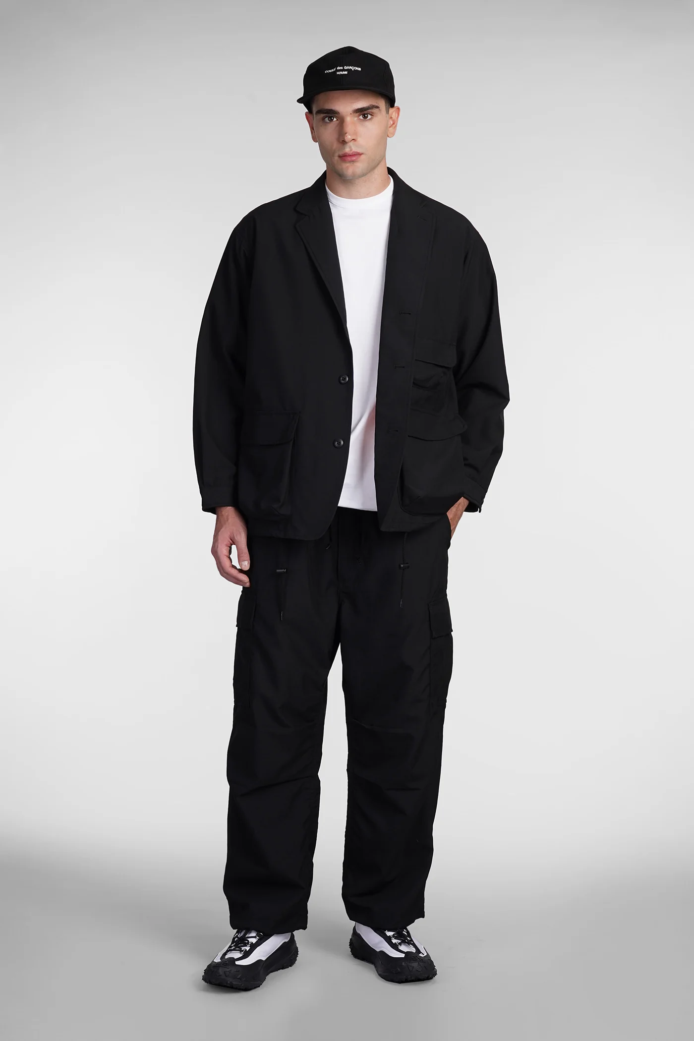 Blazer in black polyester - Image 2