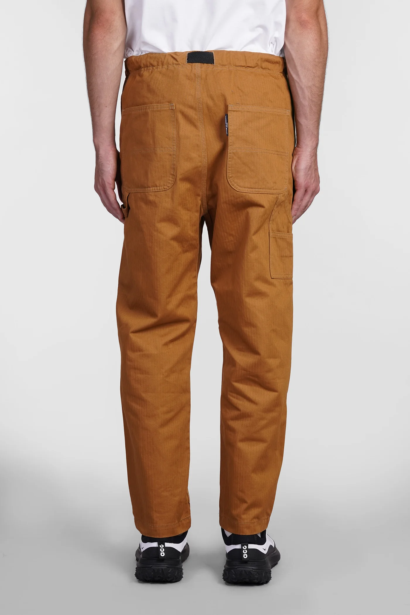Pants in Camel cotton - Image 3