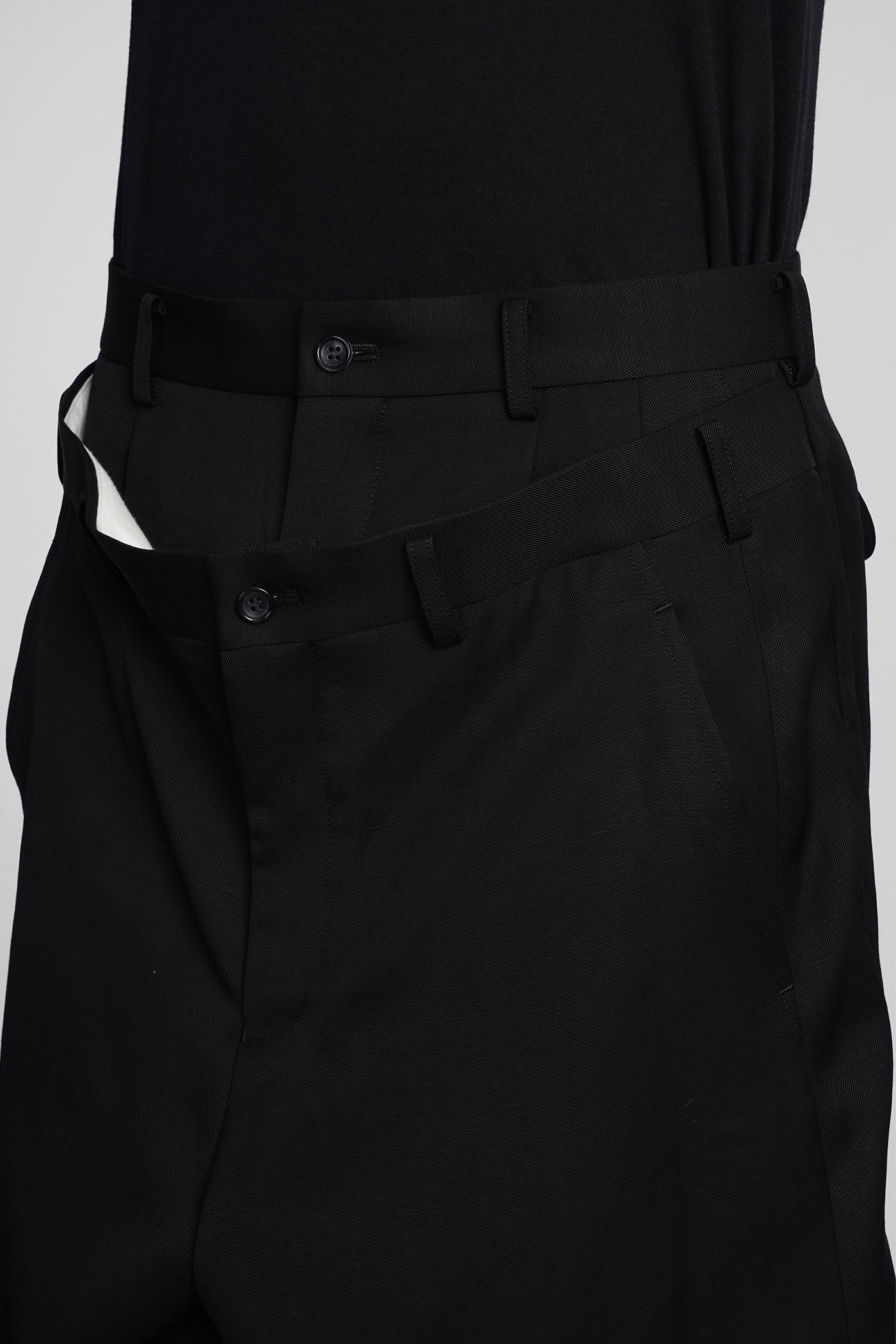 Shorts in black Rayon - Image 5