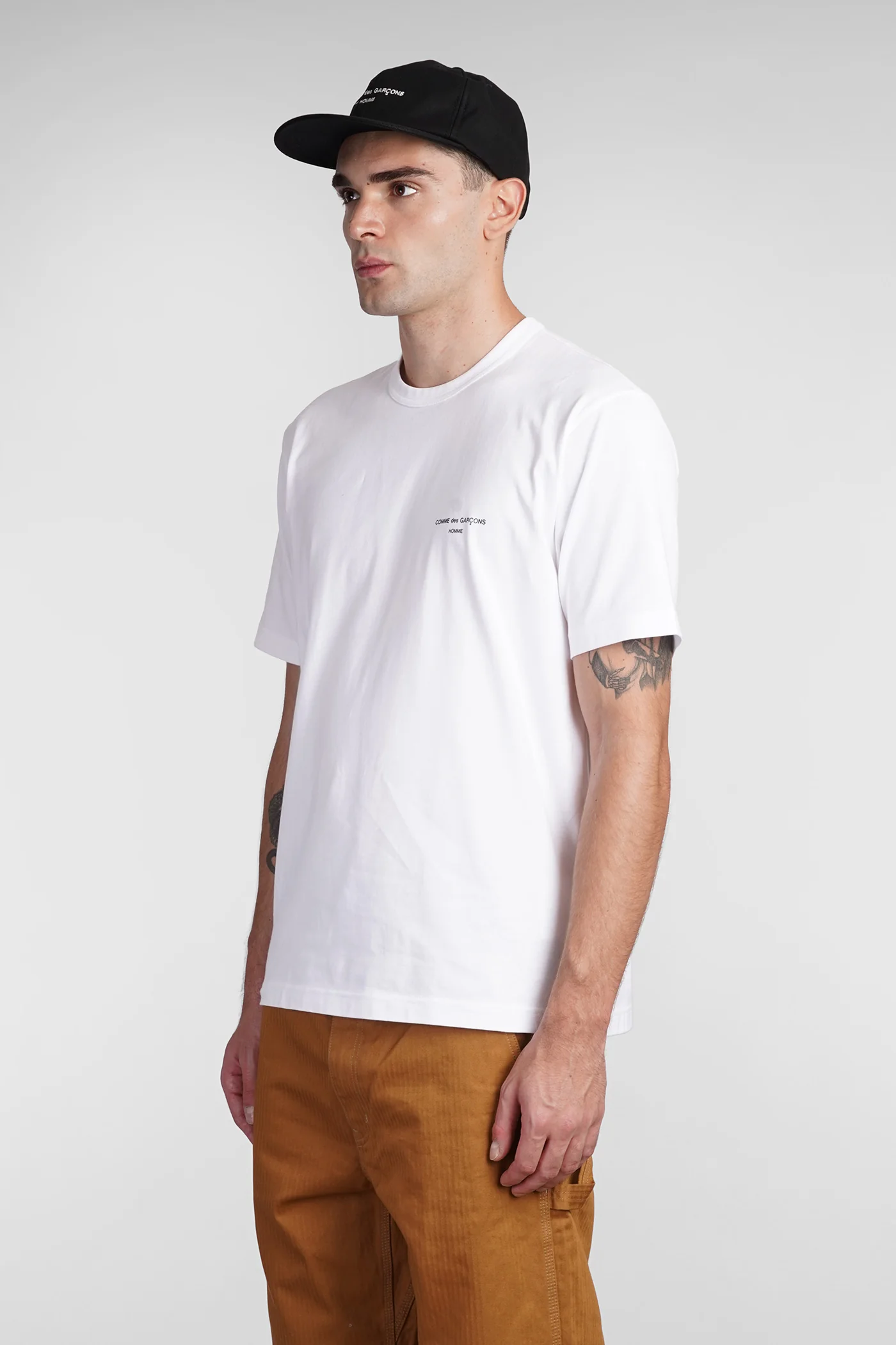 T-Shirt in white cotton - Image 4