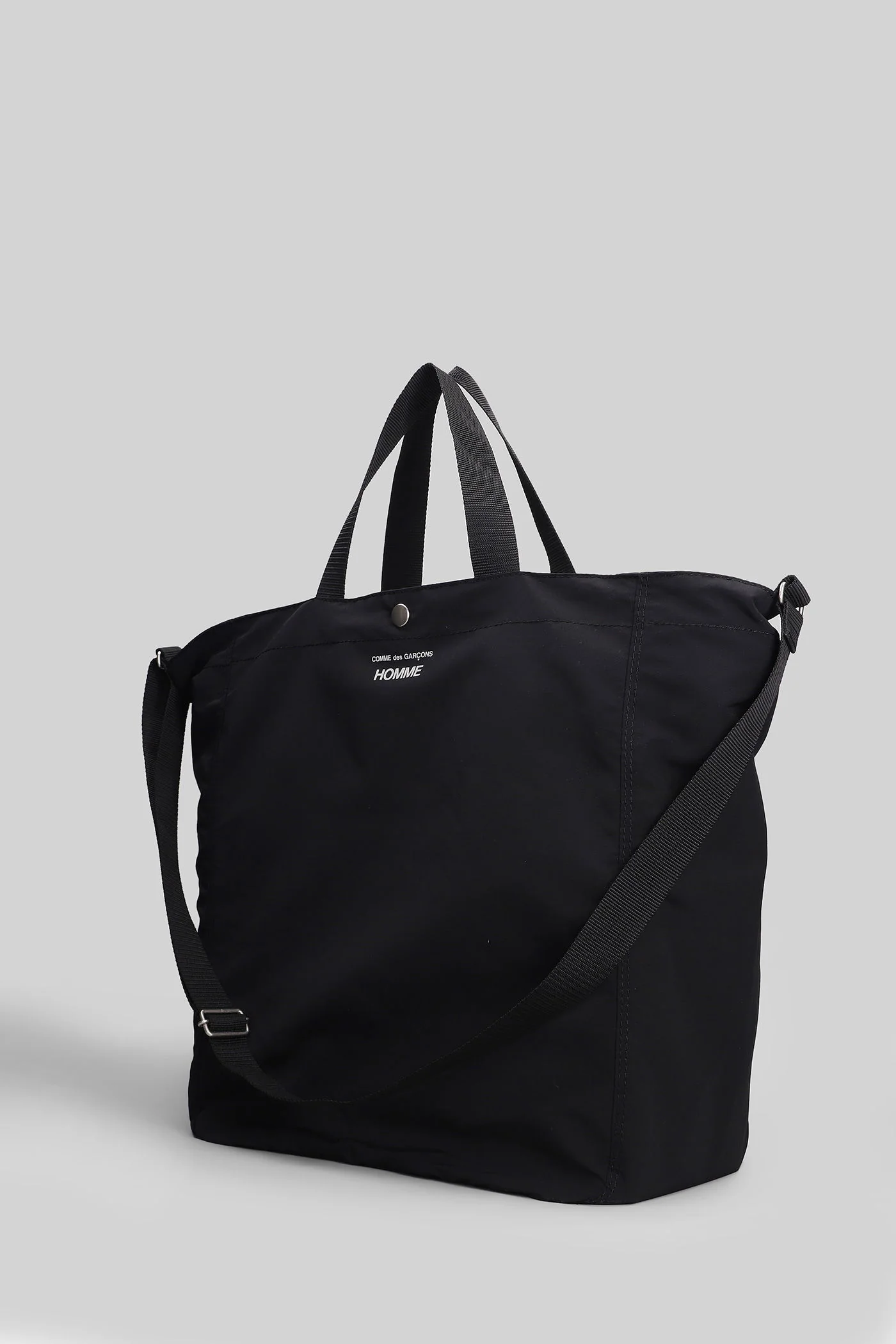 Tote in black cotton - Image 2