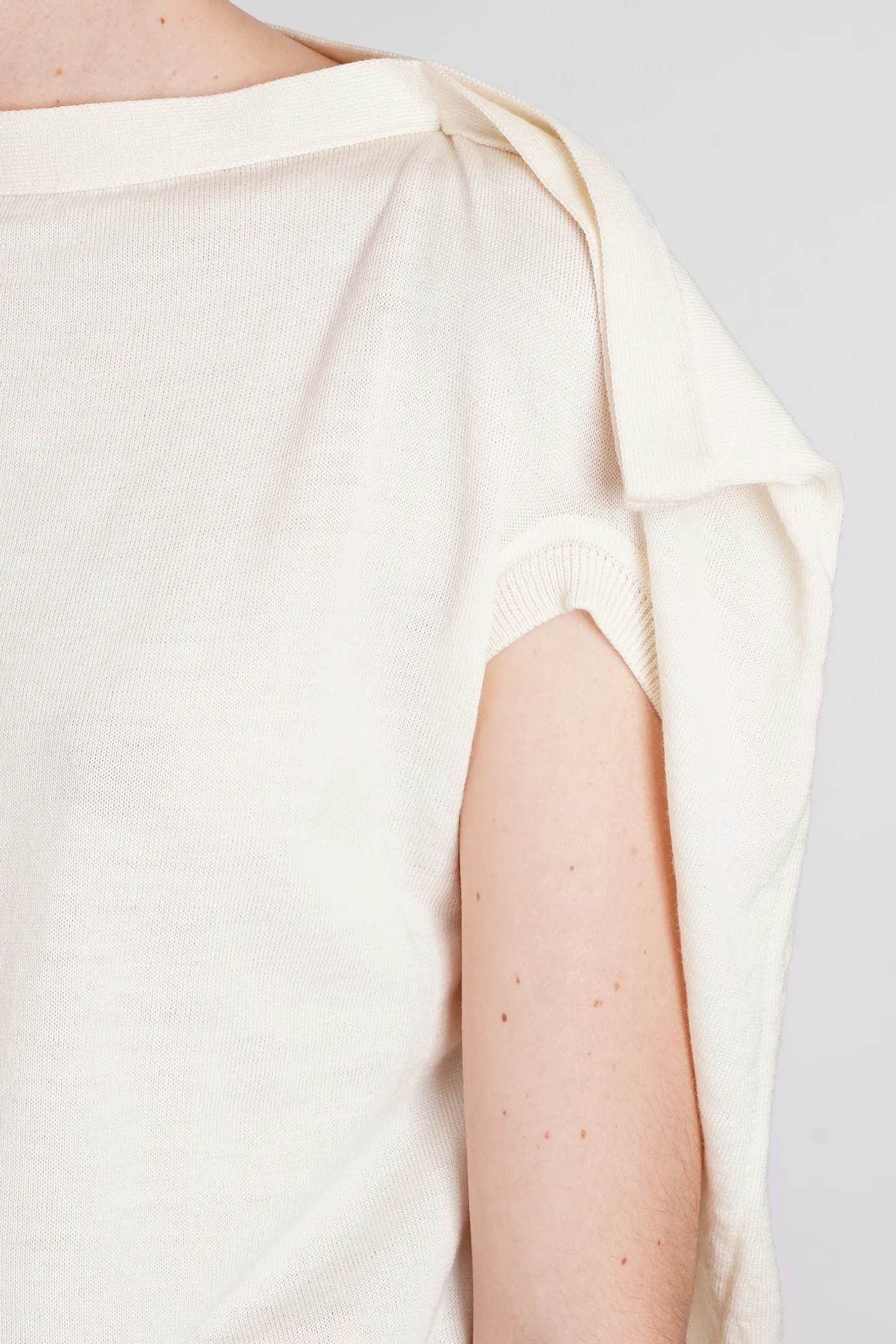 Knitwear in beige wool - Image 5