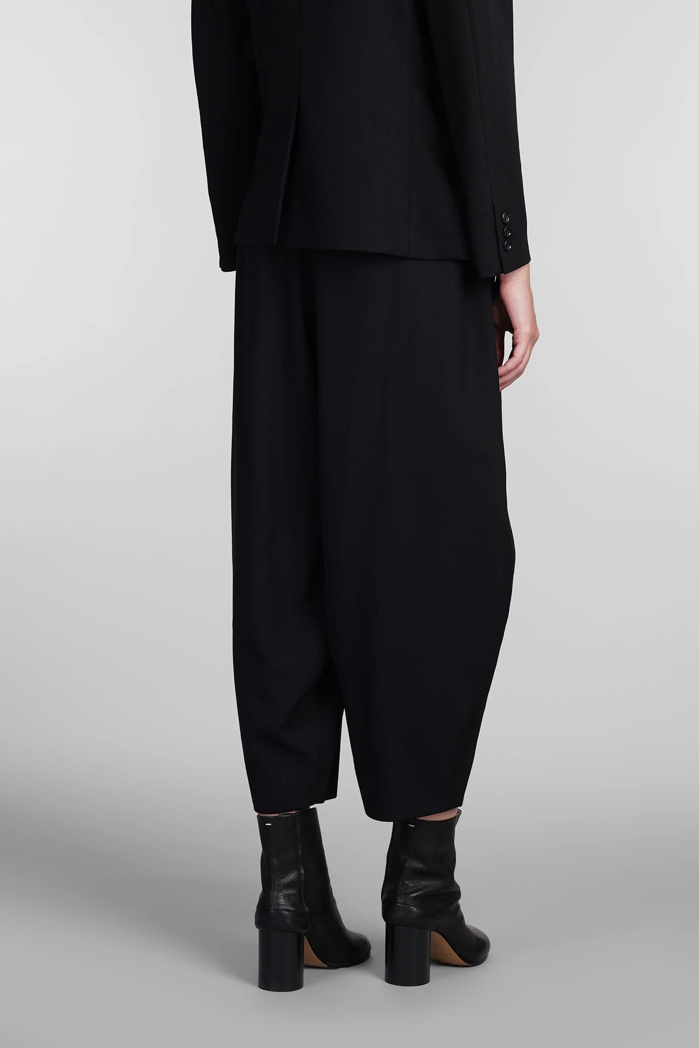 Pants in black wool - Image 3