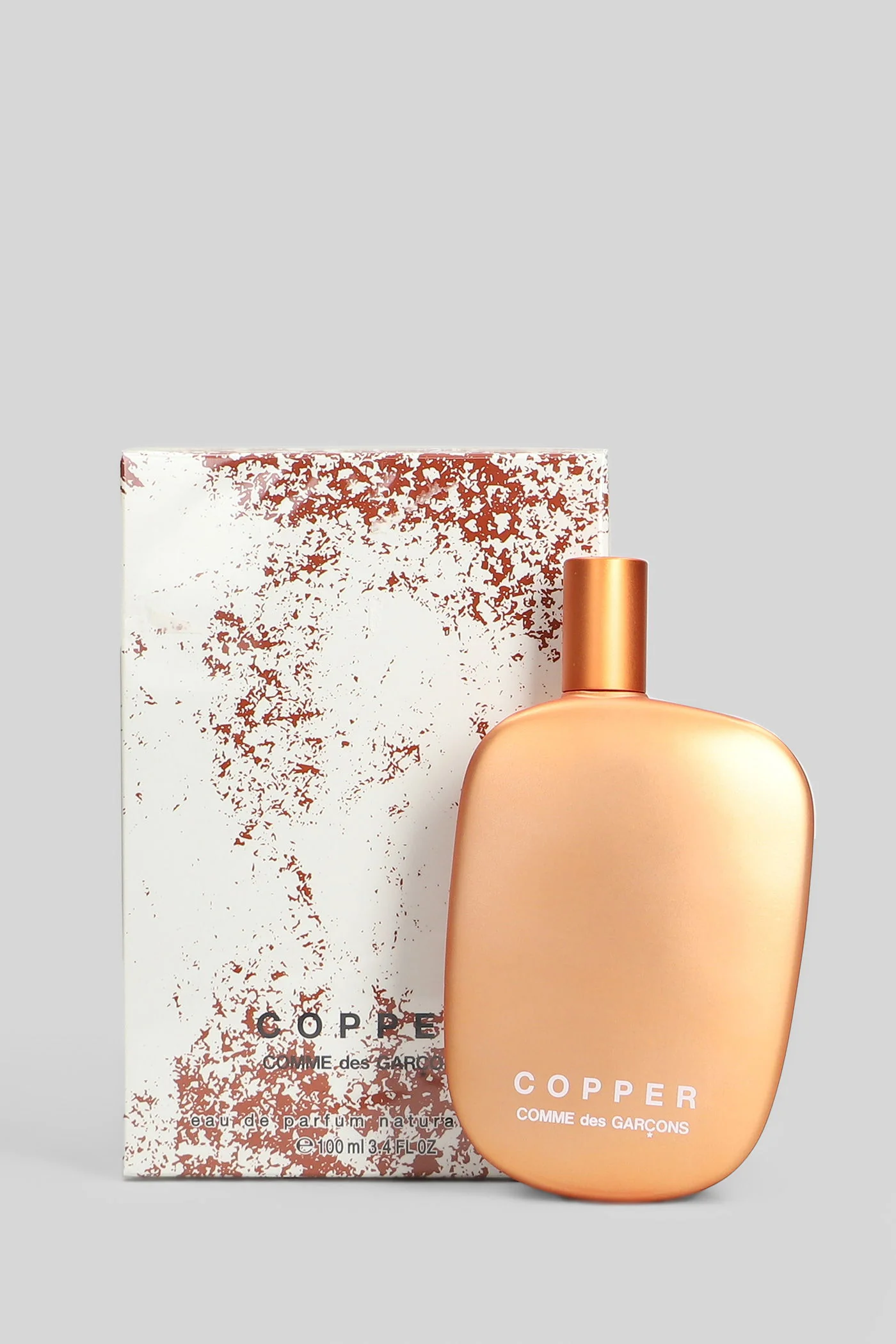 Copper Perfume in orange glass - Image 2