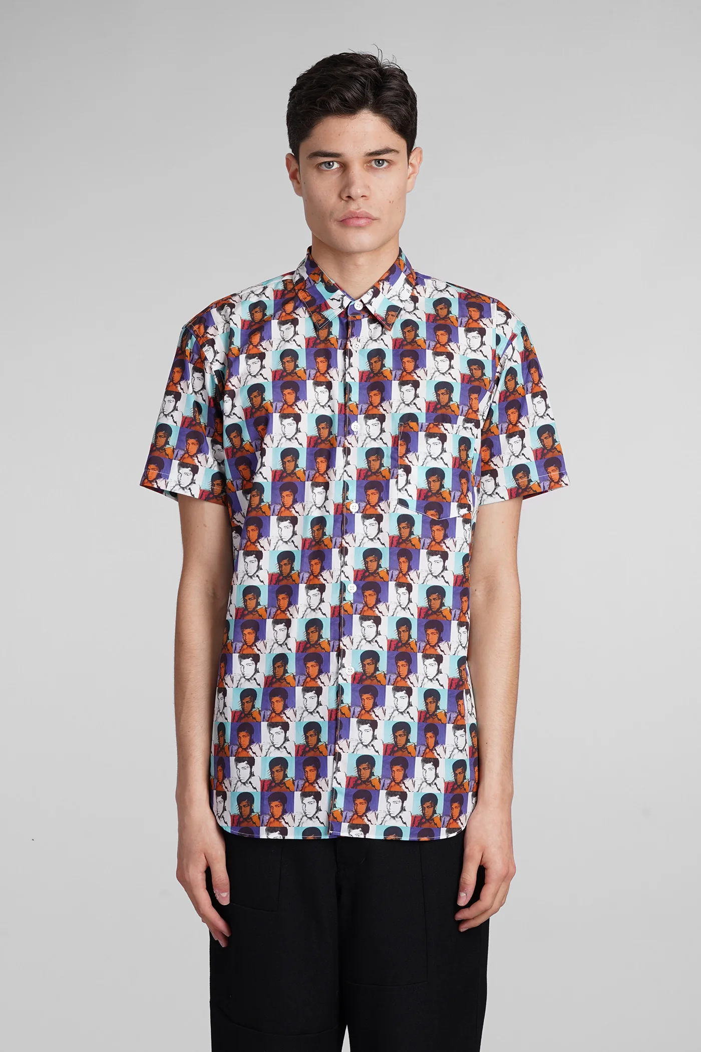Shirt in multicolor cotton