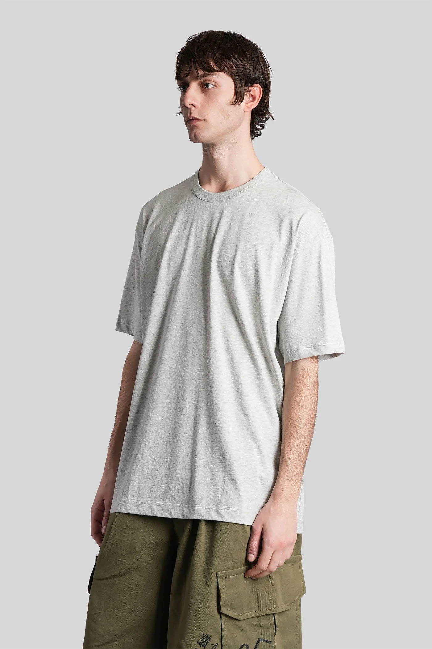 T-Shirt in grey cotton - Image 3
