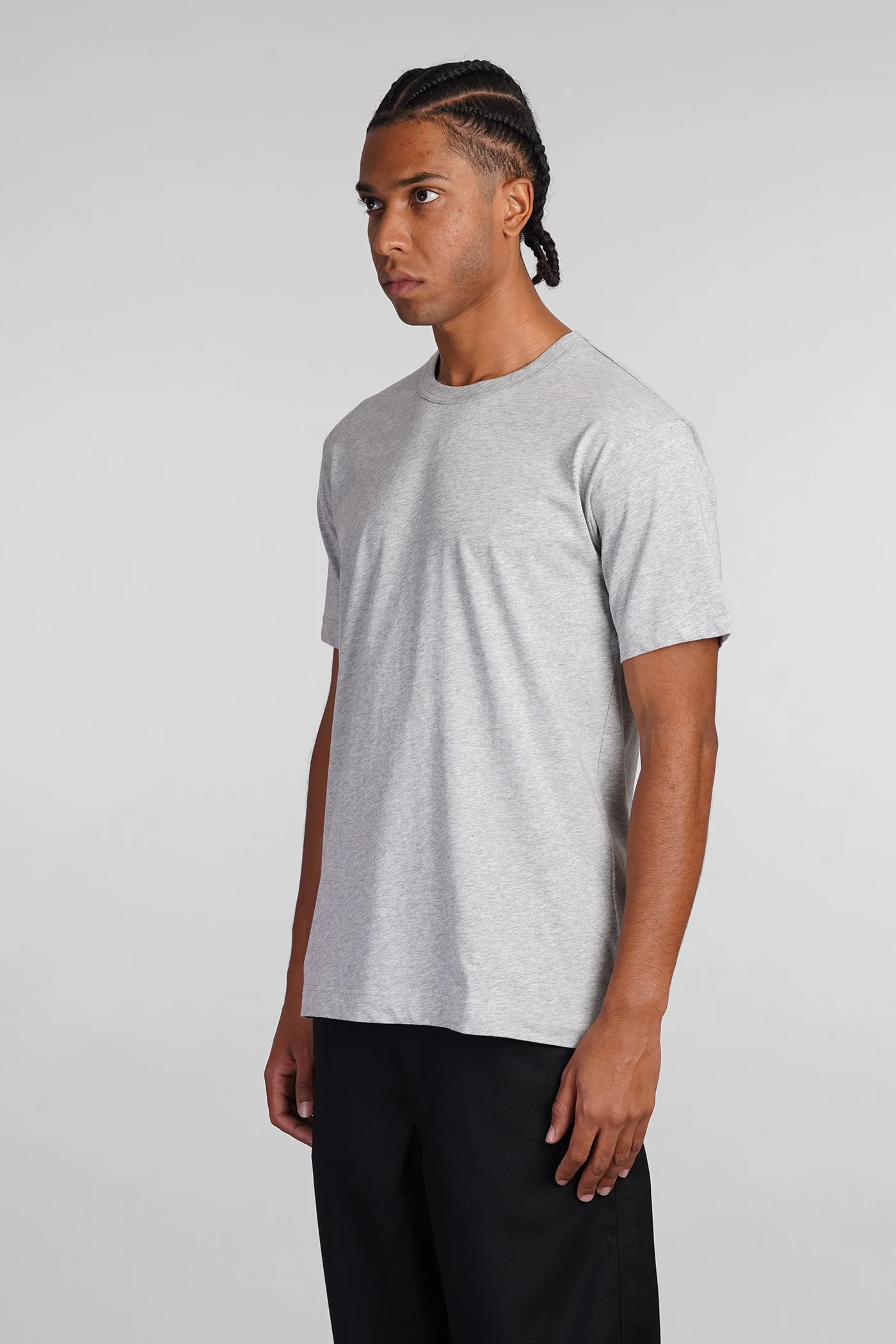 T-Shirt in grey cotton - Image 4